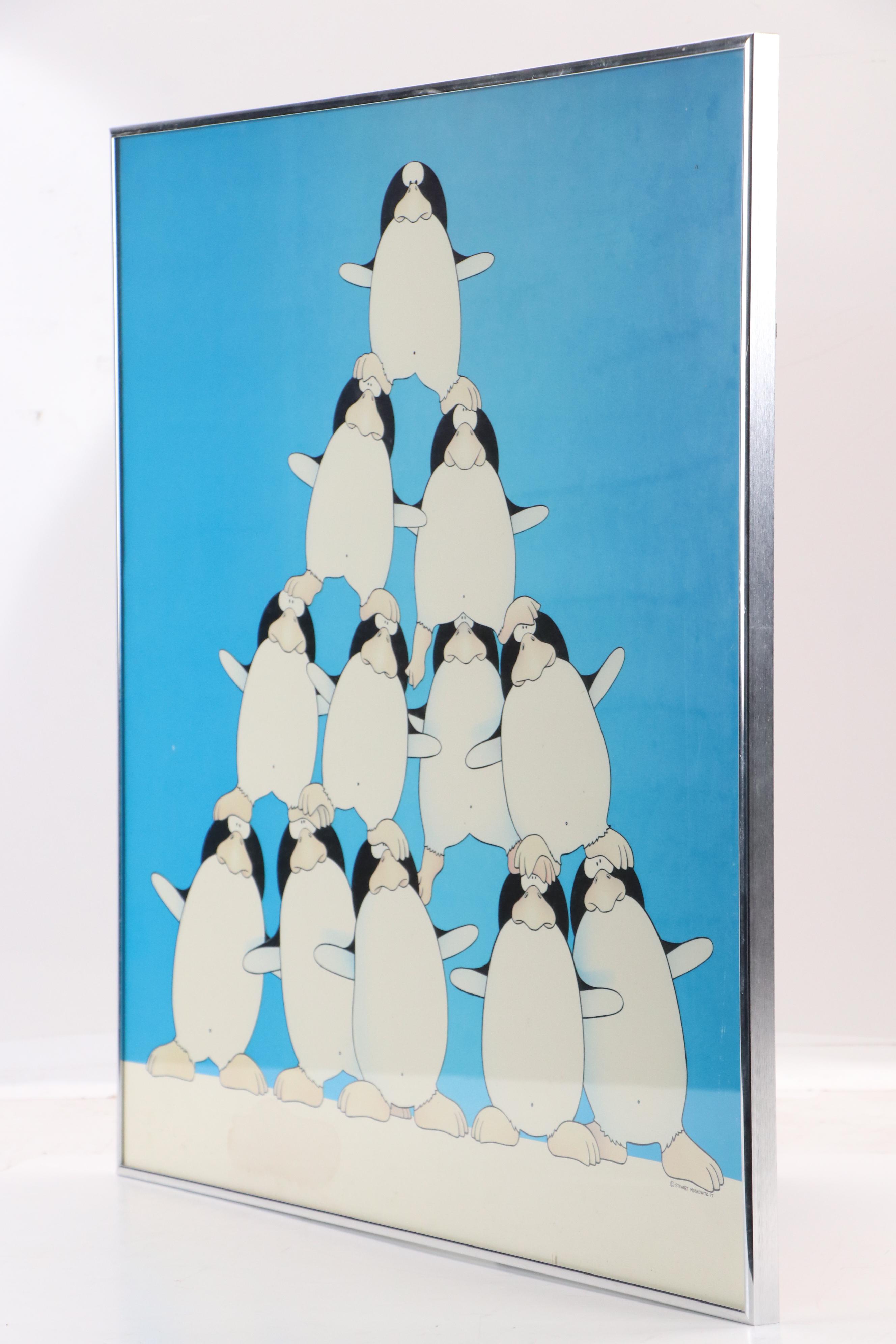 Offset Lithograph After Stewart Moskowitz "The Corporation," Late 20th Century