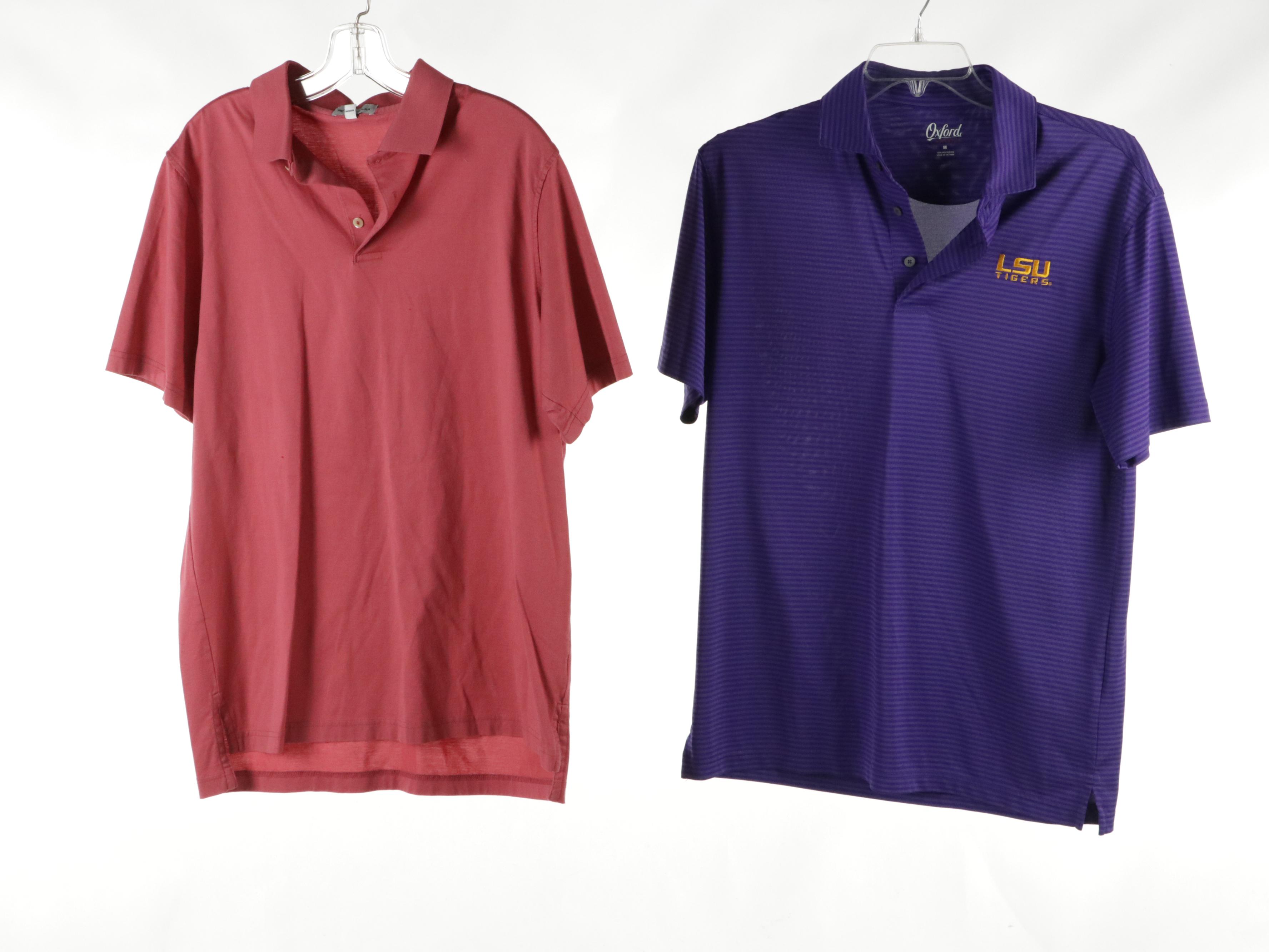 Men's Gymshark T-Shirts, Columbia Hiking Shorts, Peter Millar & More Polo Shirts