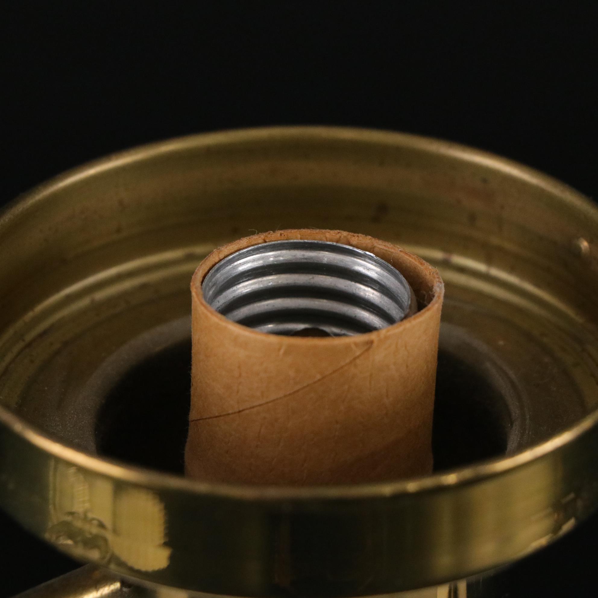 Pair of Milk Glass Dresser Lamps on Marble Bases, Mid to Late 20th Century