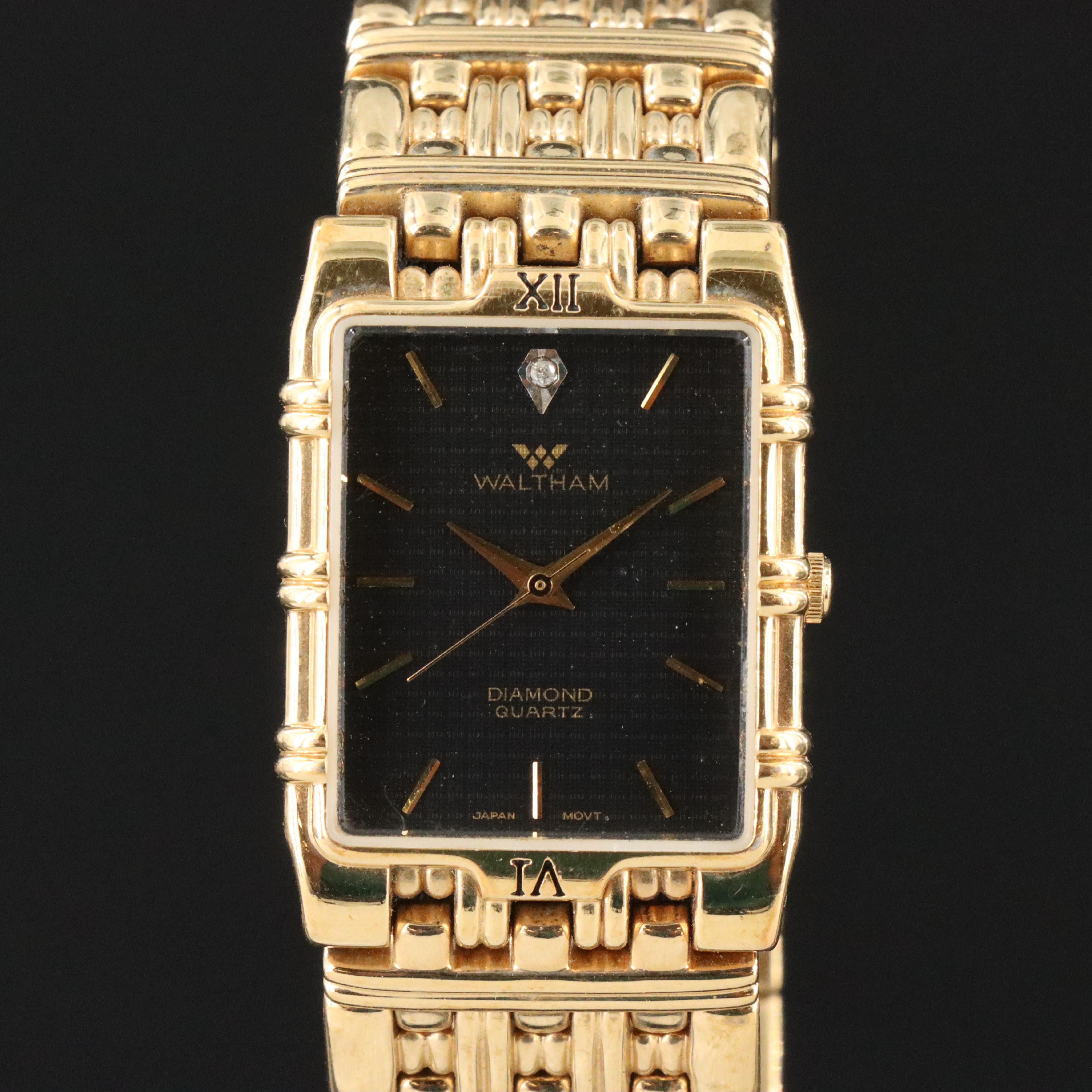 Vintage Waltham Diamond Accent Watch