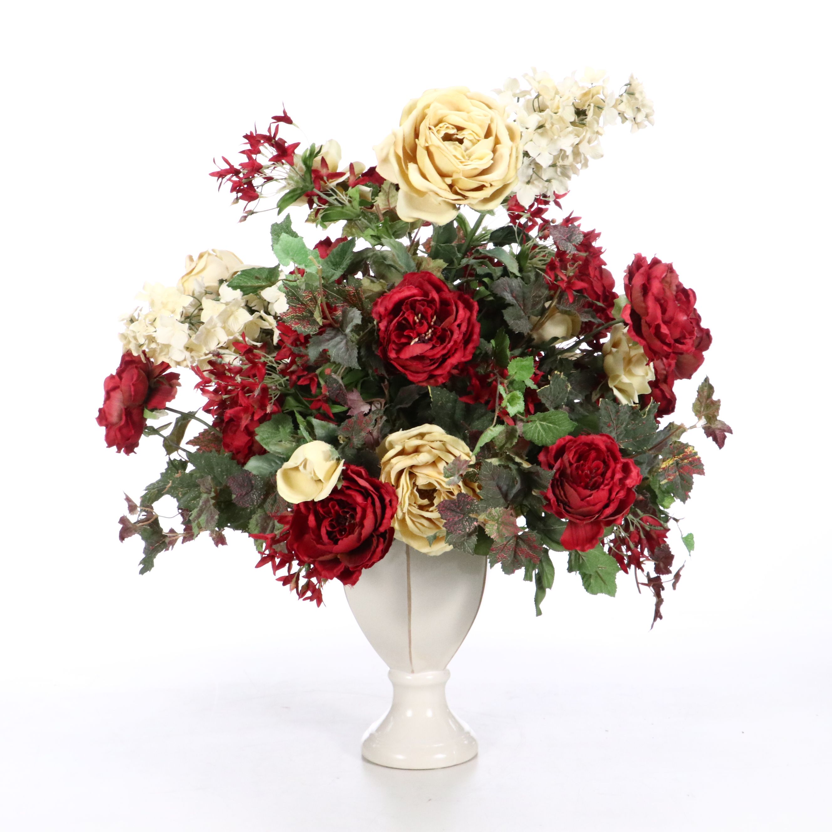 Artificial Ivy Vines, Roses & Holly, Longaberger Baskets, Vase and More