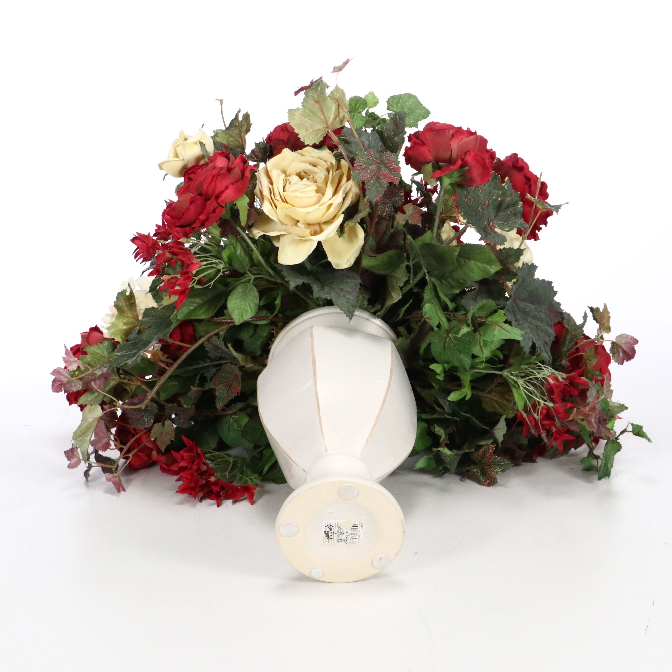 Artificial Ivy Vines, Roses & Holly, Longaberger Baskets, Vase and More