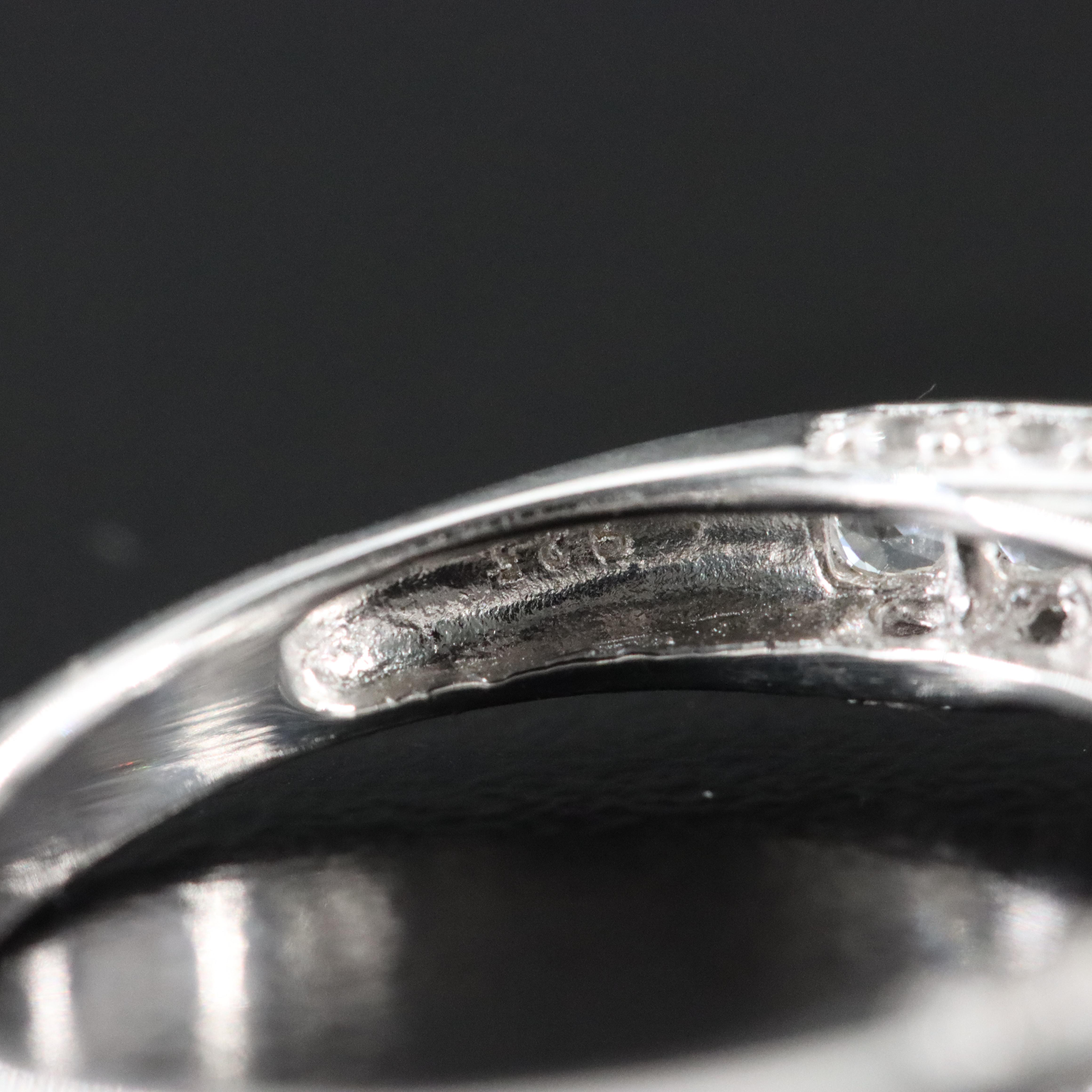 Sterling White Sapphire Ring