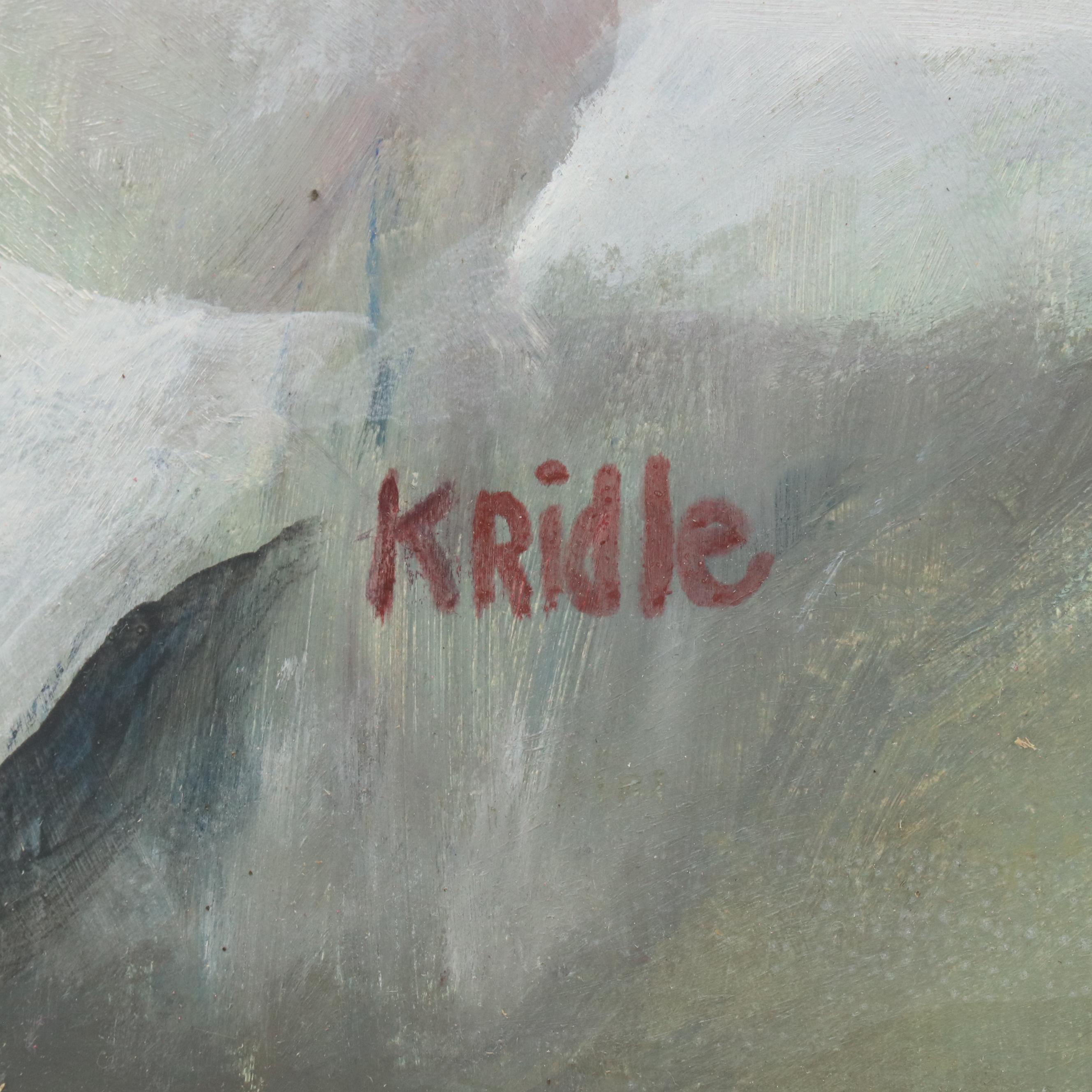 Marilyn Cramer Modern Mixed Media Painting "Still Life by a Window"