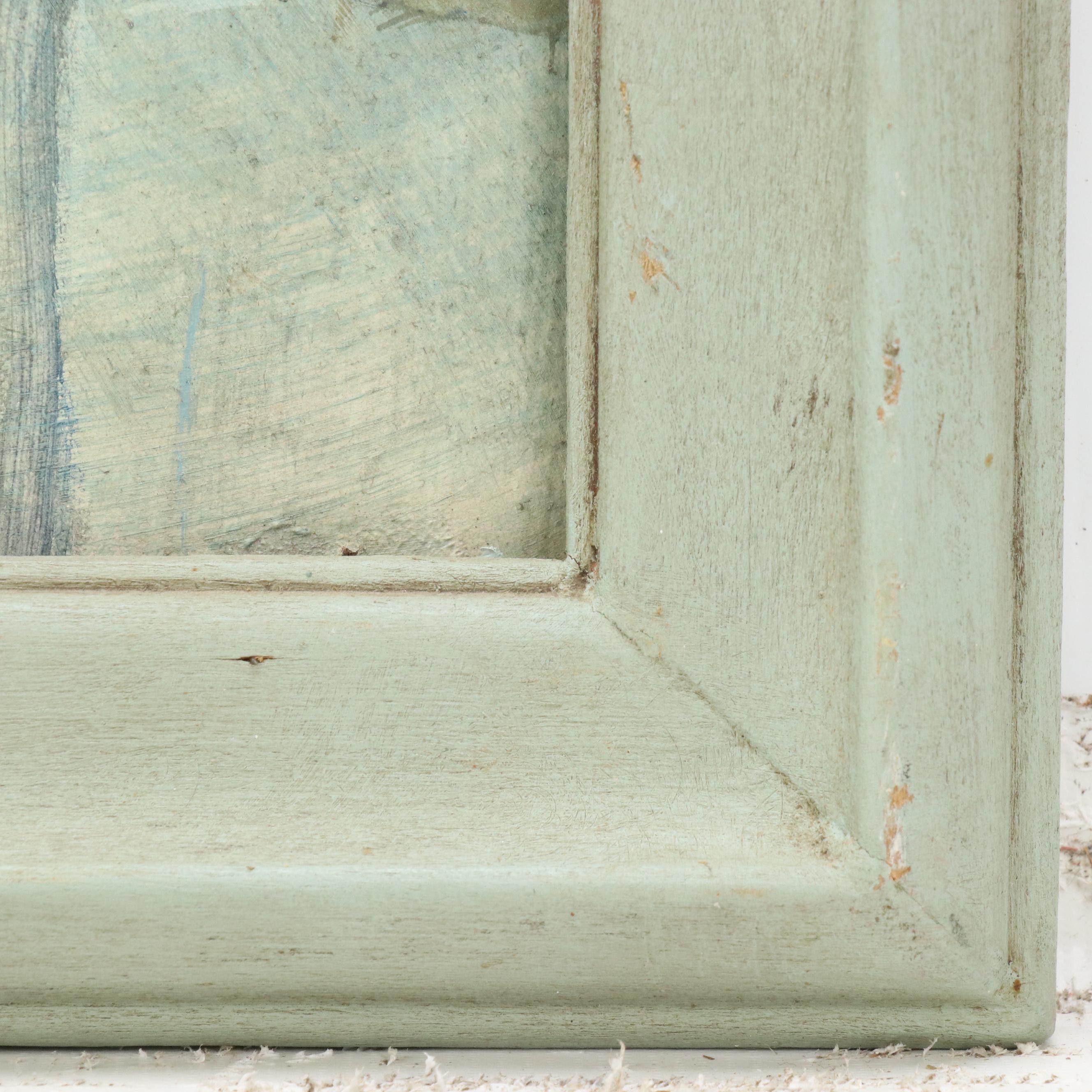 Marilyn Cramer Modern Mixed Media Painting "Still Life by a Window"