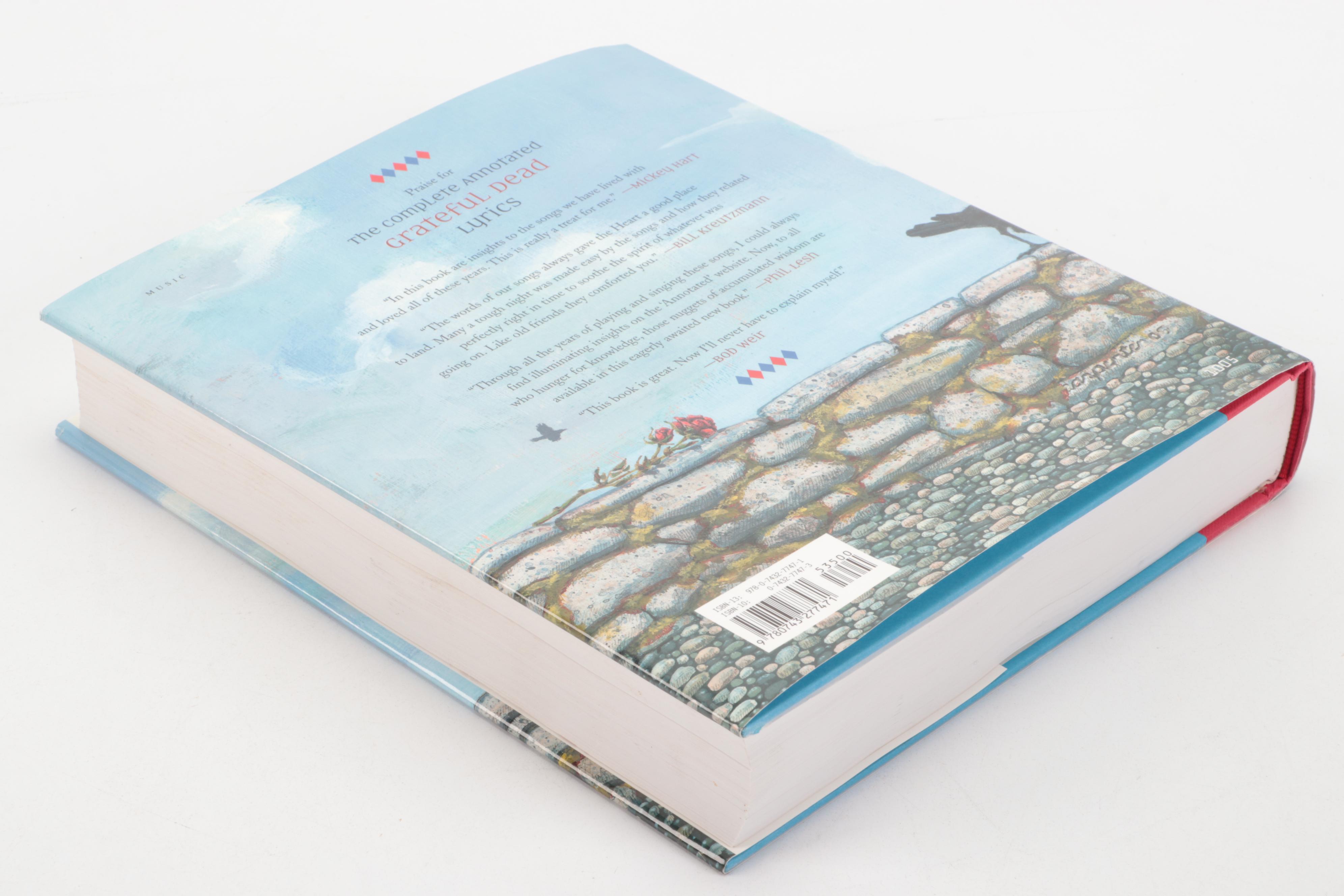 First Printing "The Complete Annotated Grateful Dead Lyrics," 2005