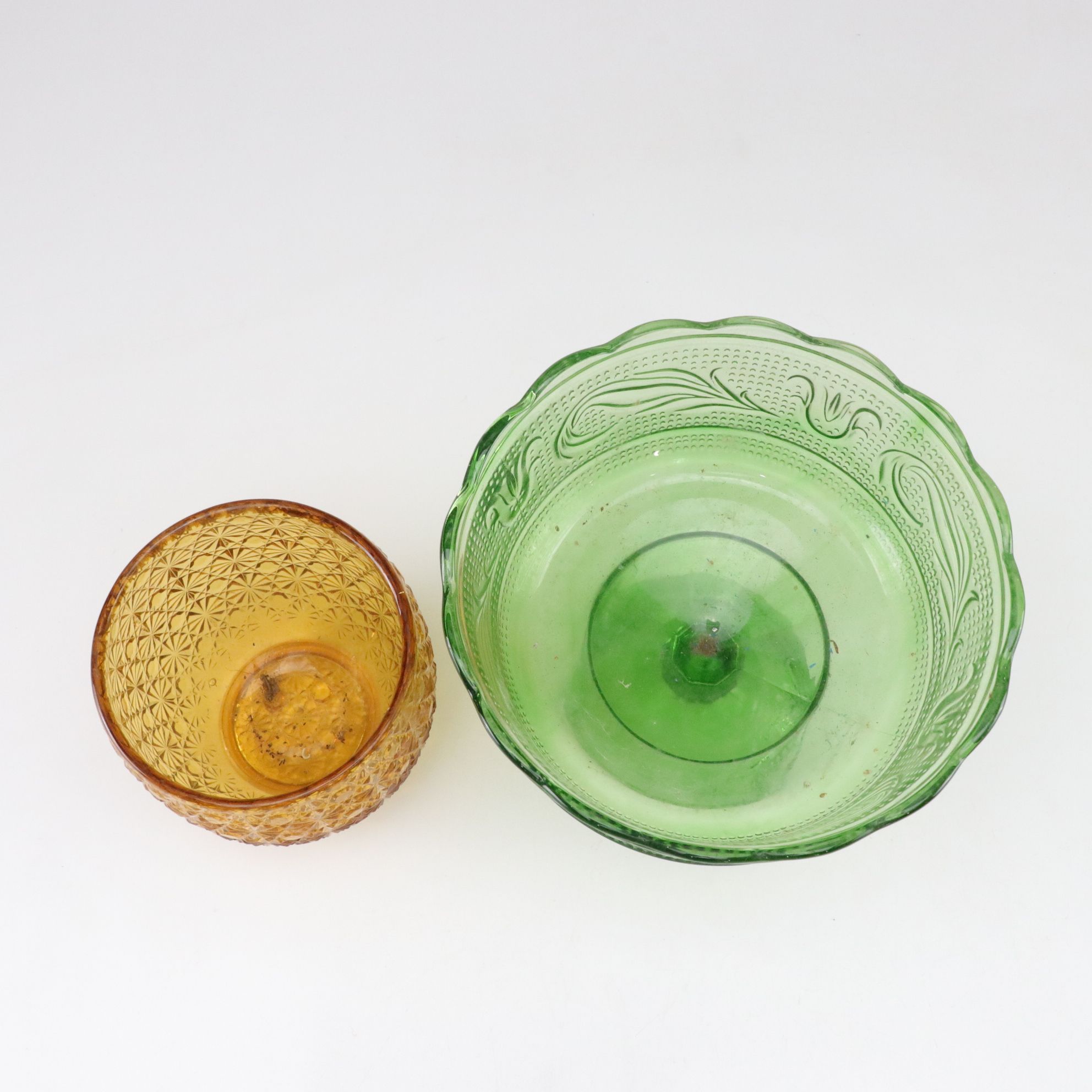 Pressed Glass Items with Degenhart Salt and Pepper Shakers and More