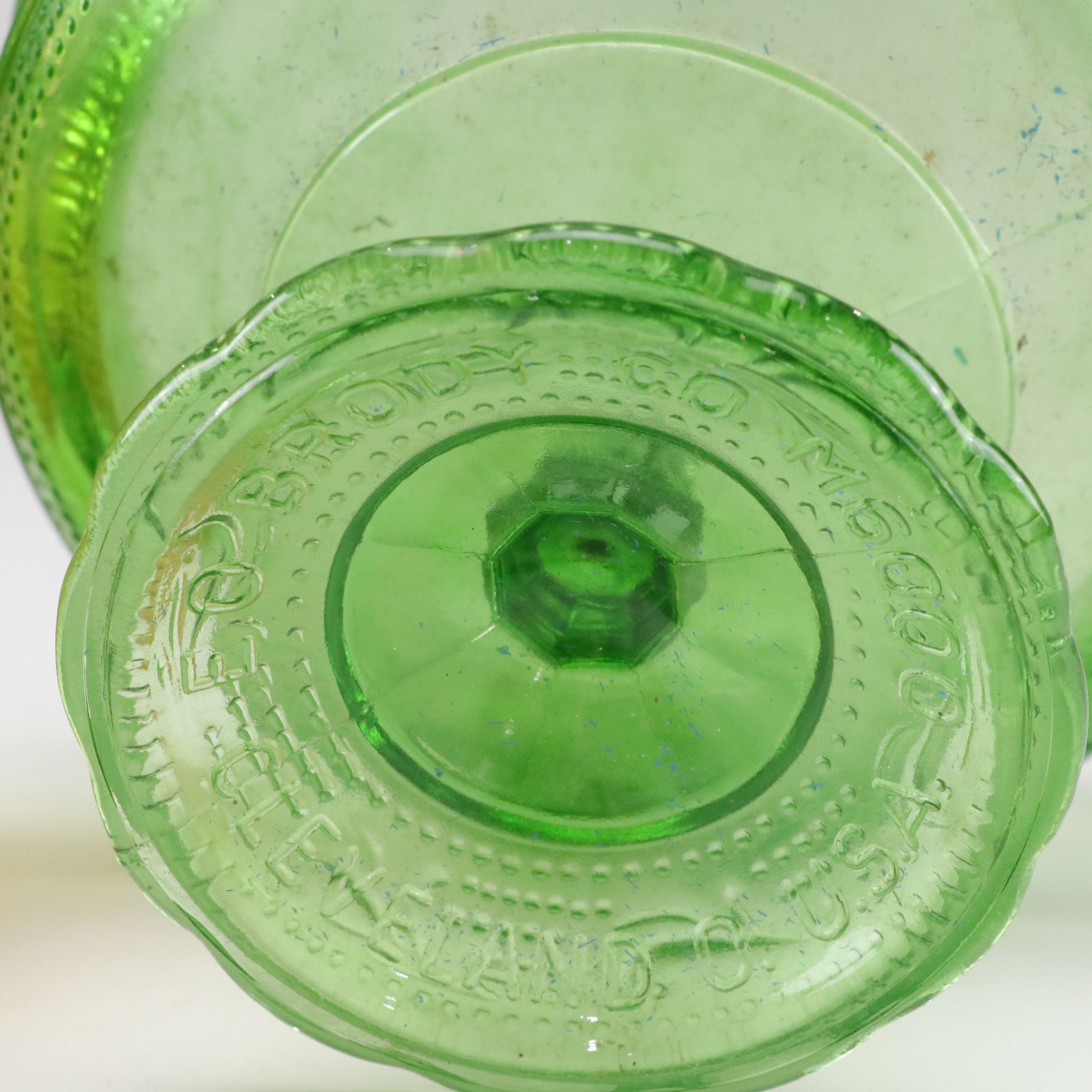 Pressed Glass Items with Degenhart Salt and Pepper Shakers and More