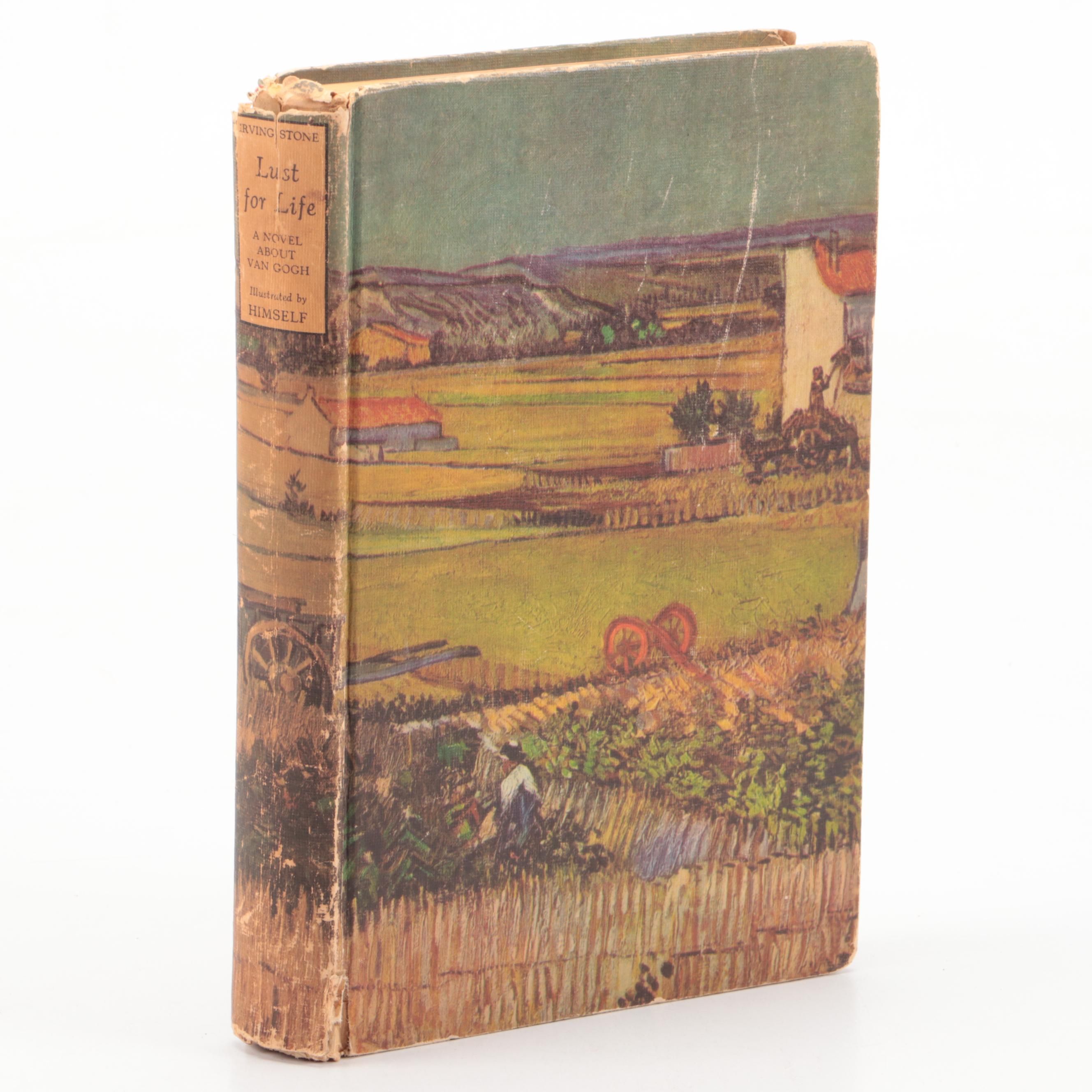 Illustrated "Lust for Life: A Novel of Vincent van Gogh" by Irving Stone, 1953