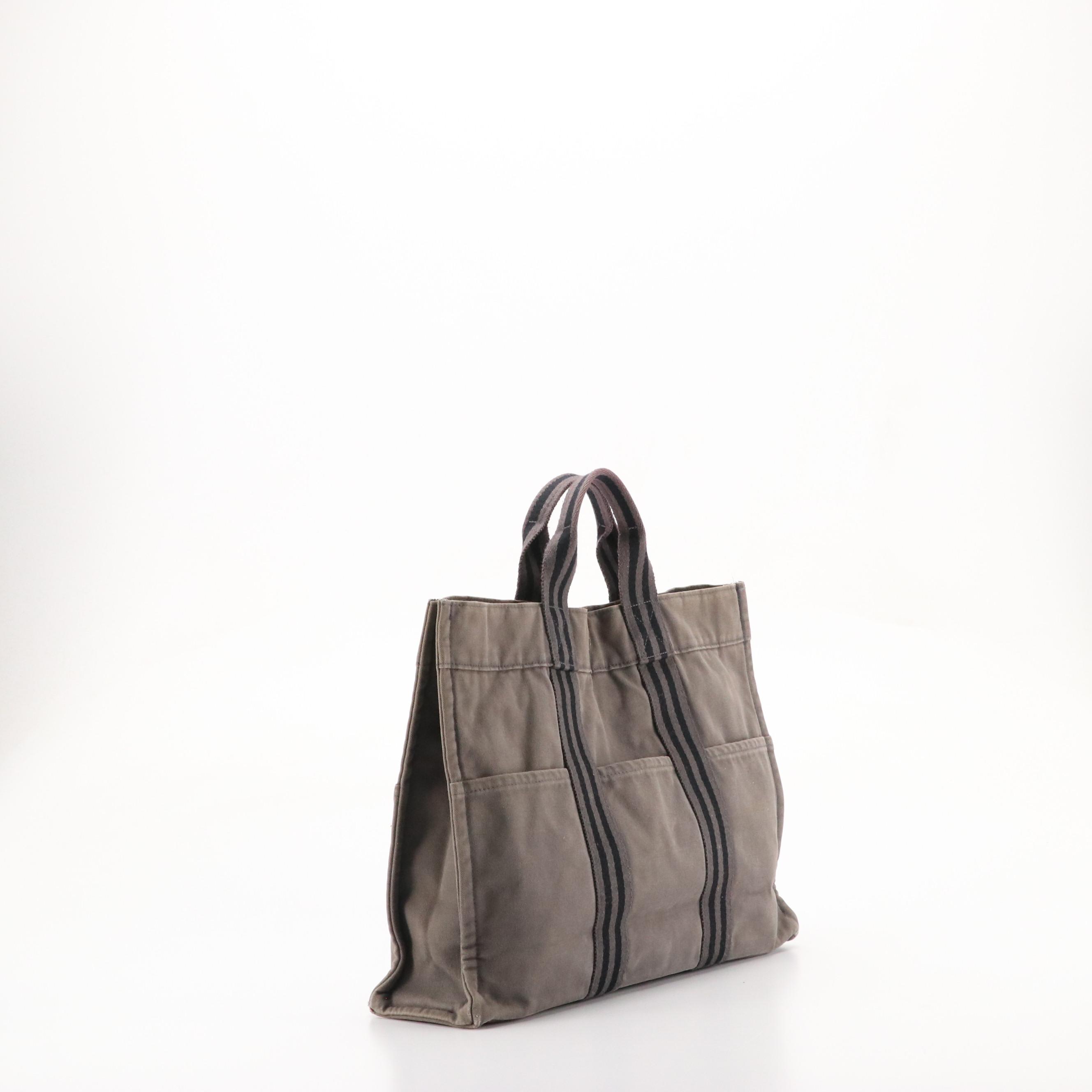 Hermès Cotton Canvas Fourre Tout MM