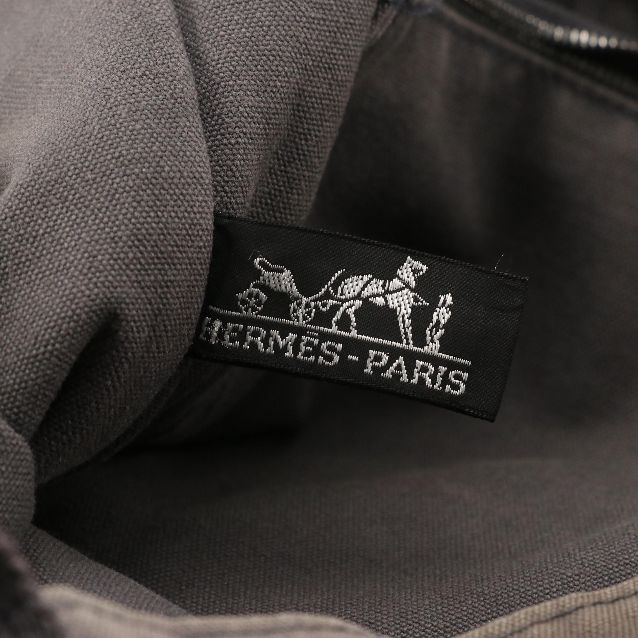Hermès Cotton Canvas Fourre Tout MM