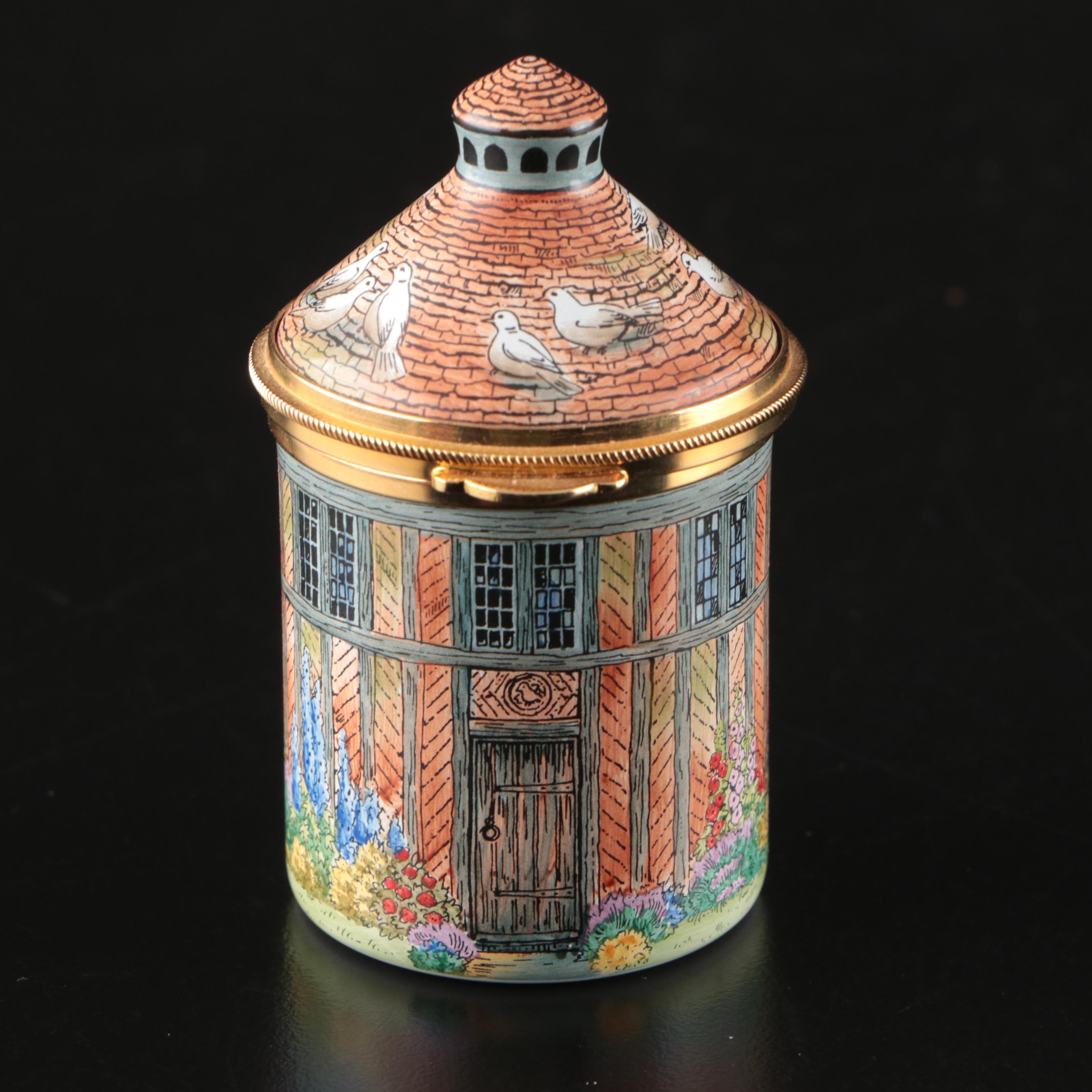 Reproductions of Historic Staffordshire Enamel Hand-Painted Decorative Boxes