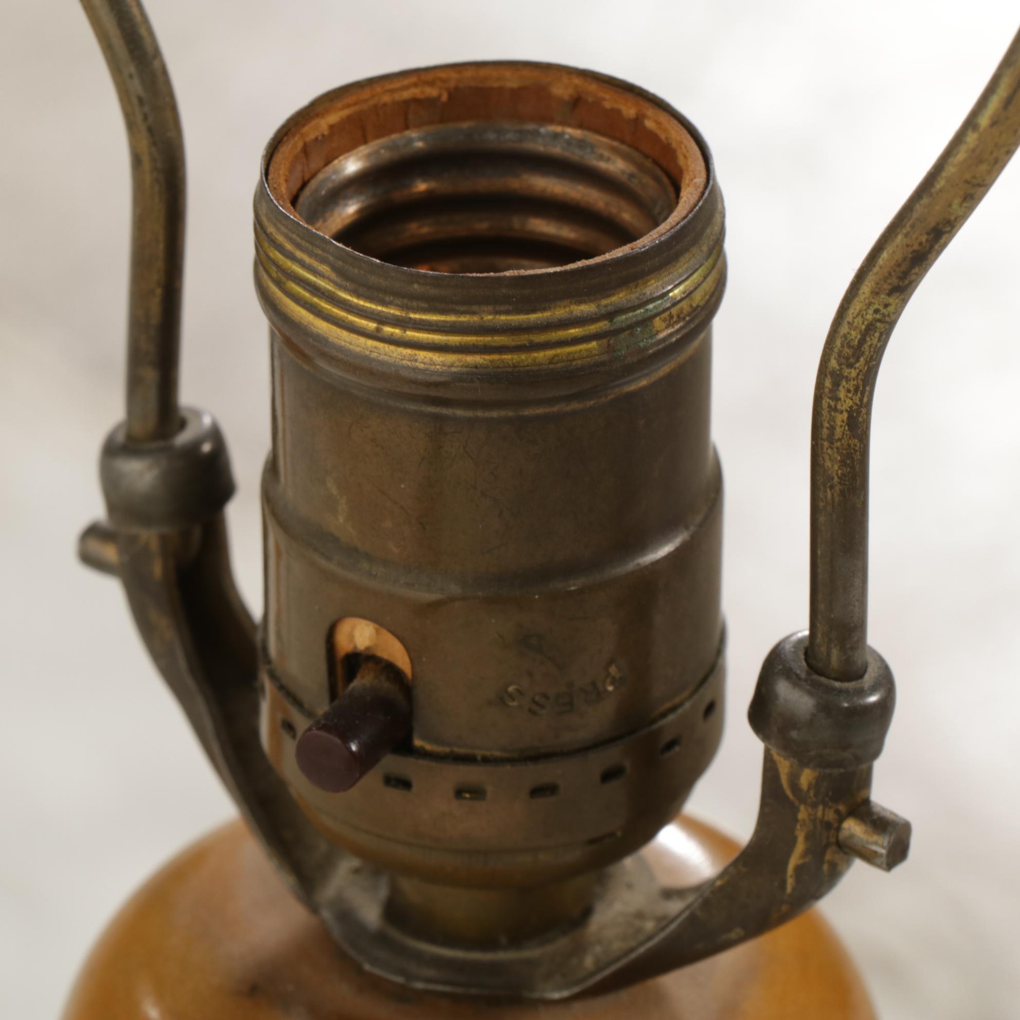 Wood "Bundle of Canes"  Floor and Table Lamps, Mid-20th Century