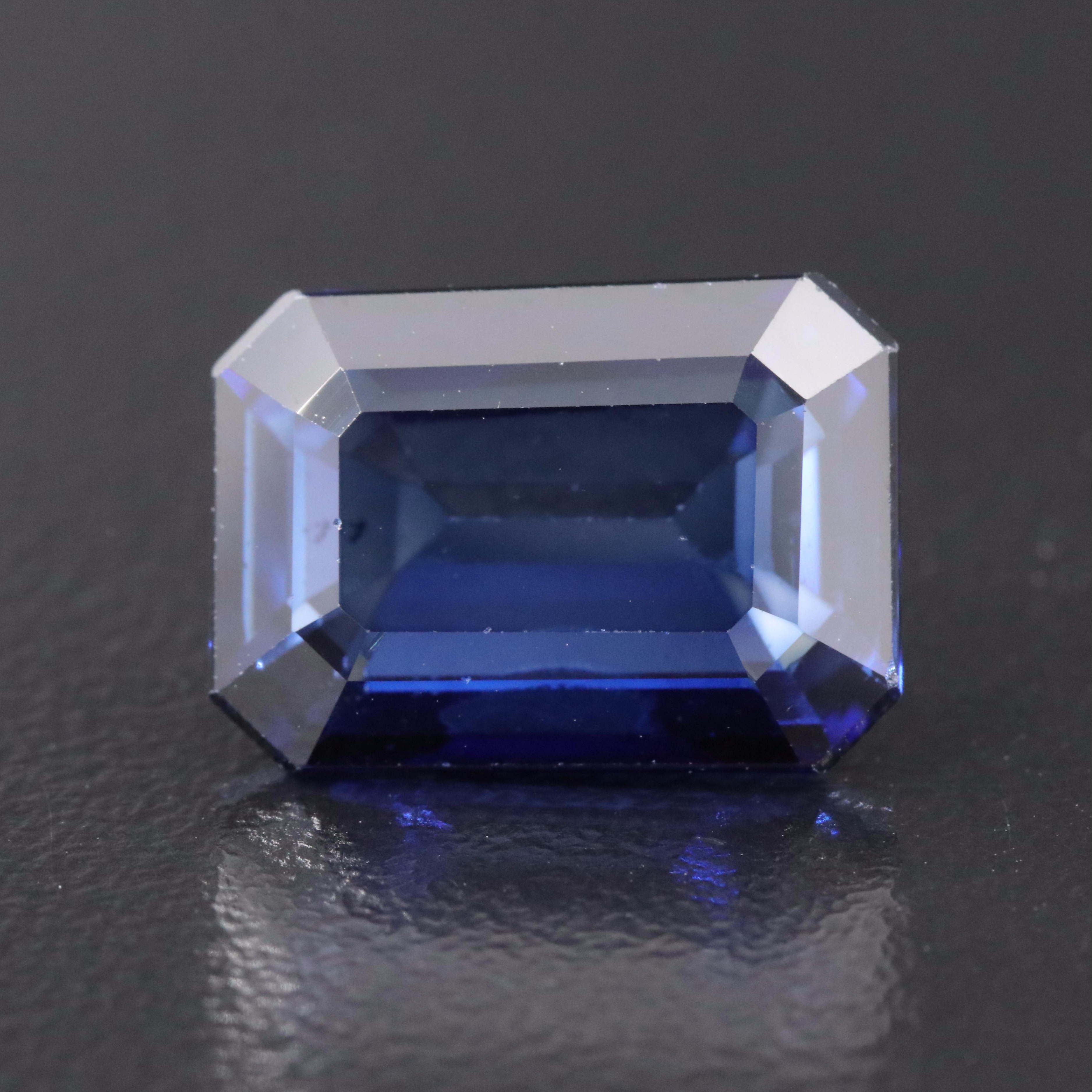 Loose 8.62 CT Lab Grown Sapphire
