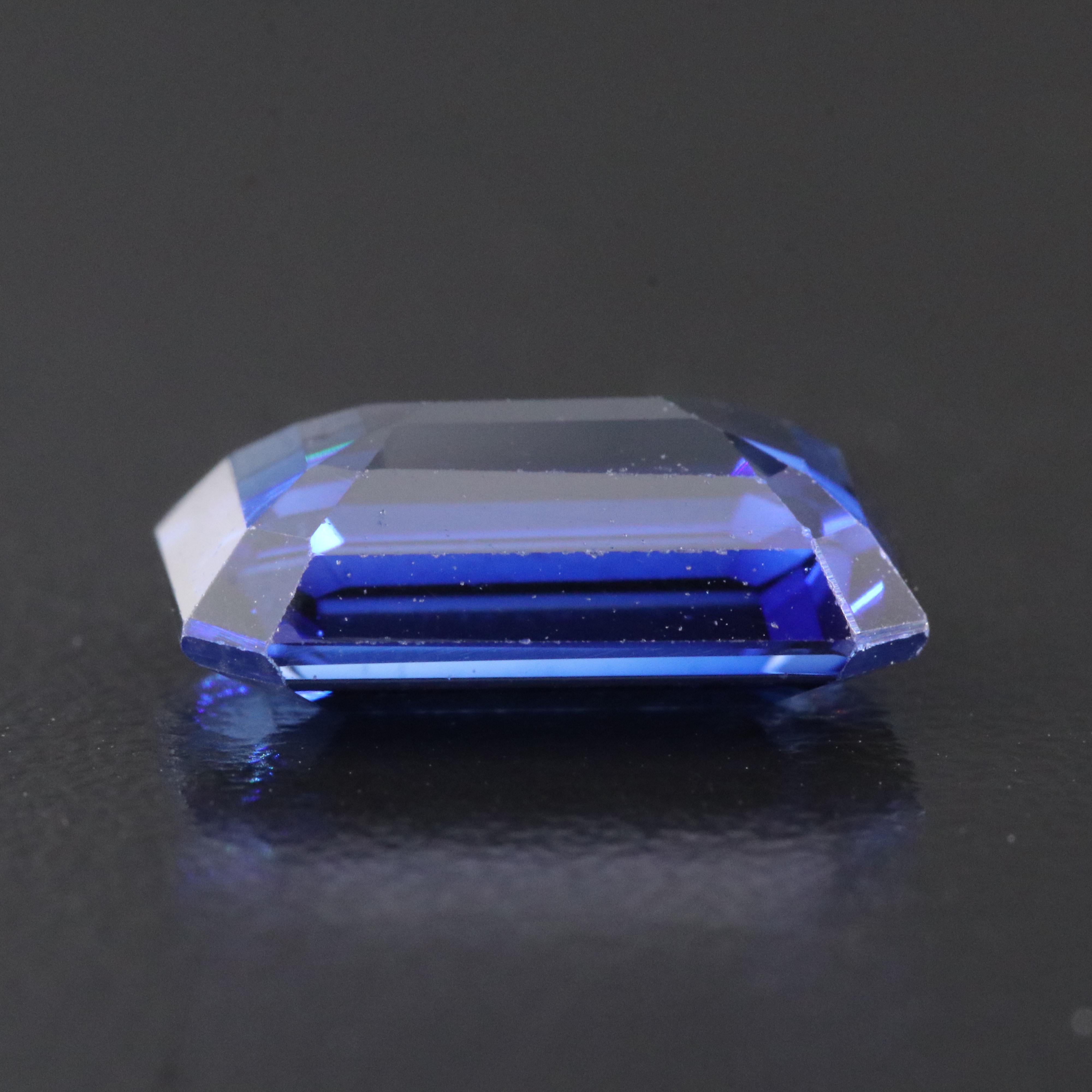 Loose 8.62 CT Lab Grown Sapphire