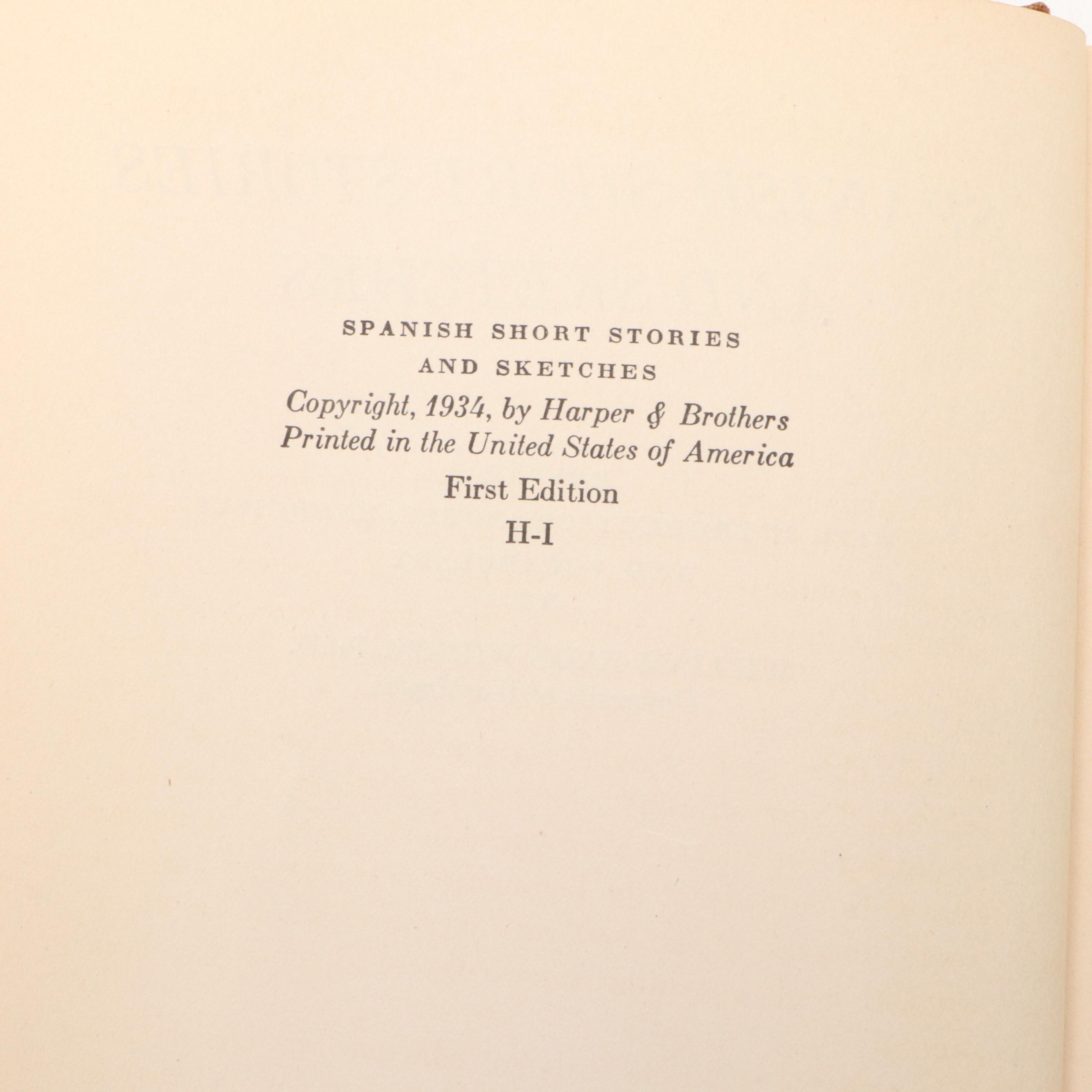 "Spanish Short Stories and Sketches," "Andrew Lloyd Webber," and More Books