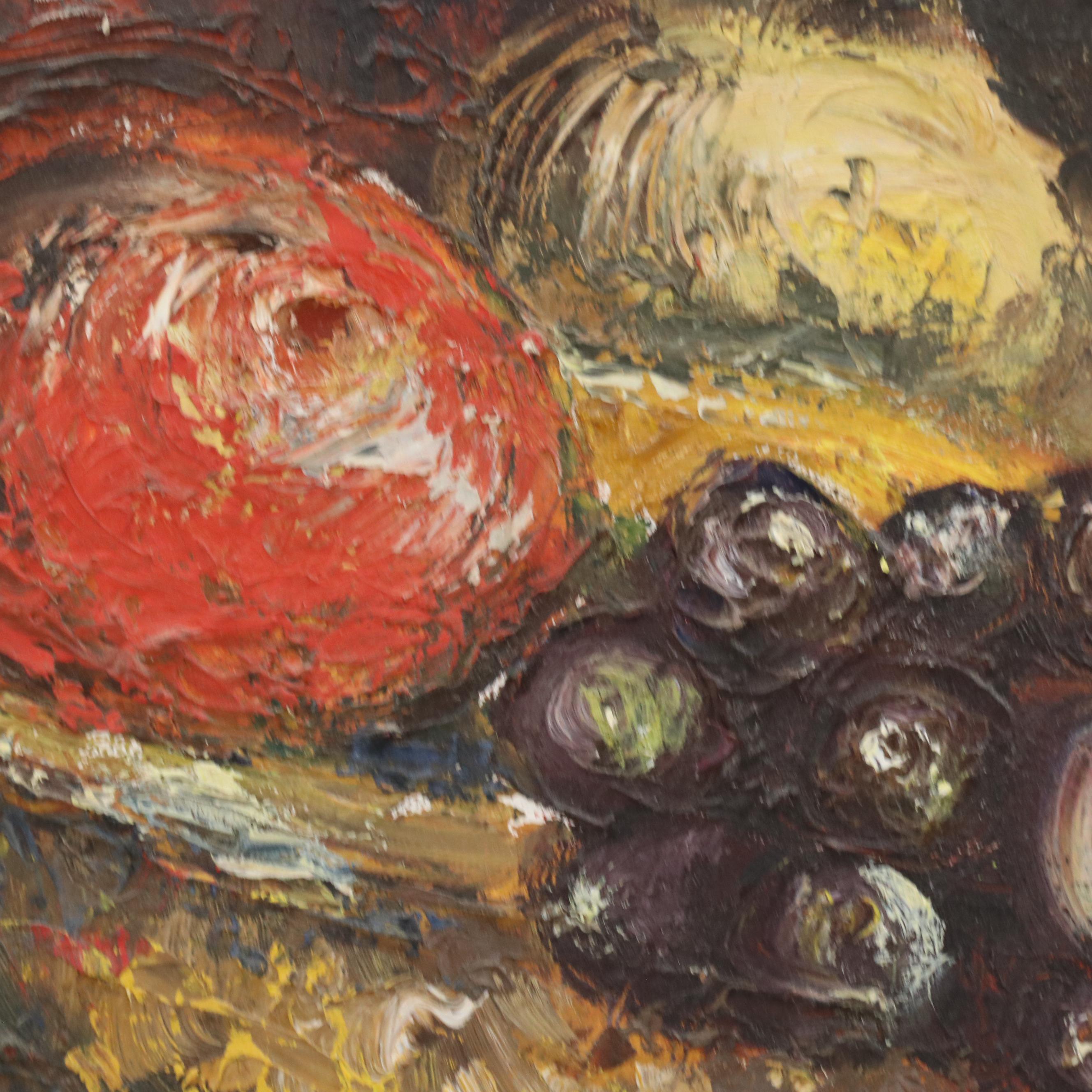 Modern Still Life Oil Painting, Late 20th Century