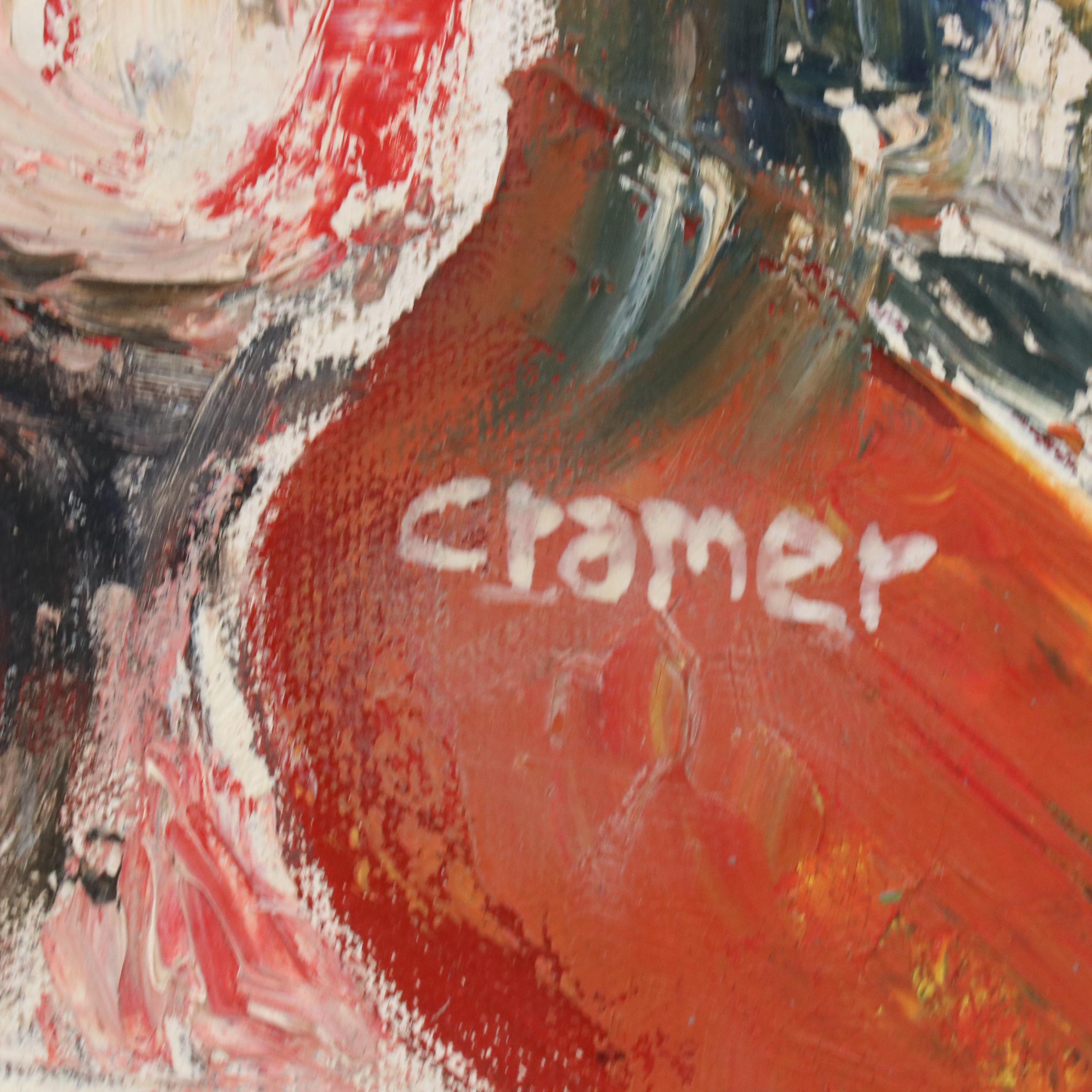 Modern Still Life Oil Painting, Late 20th Century