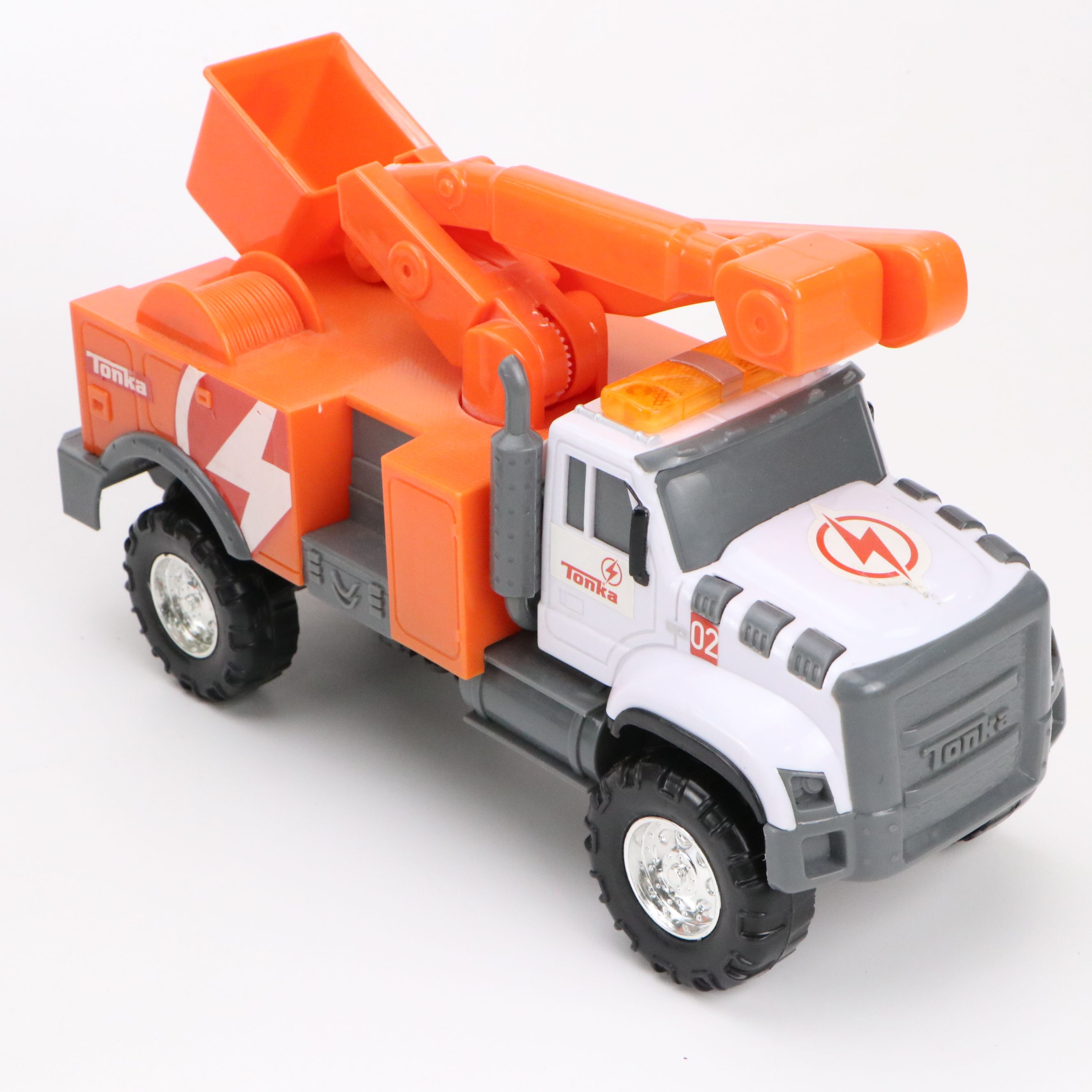 Tonka and Other Plastic Toy Construction Vehicles