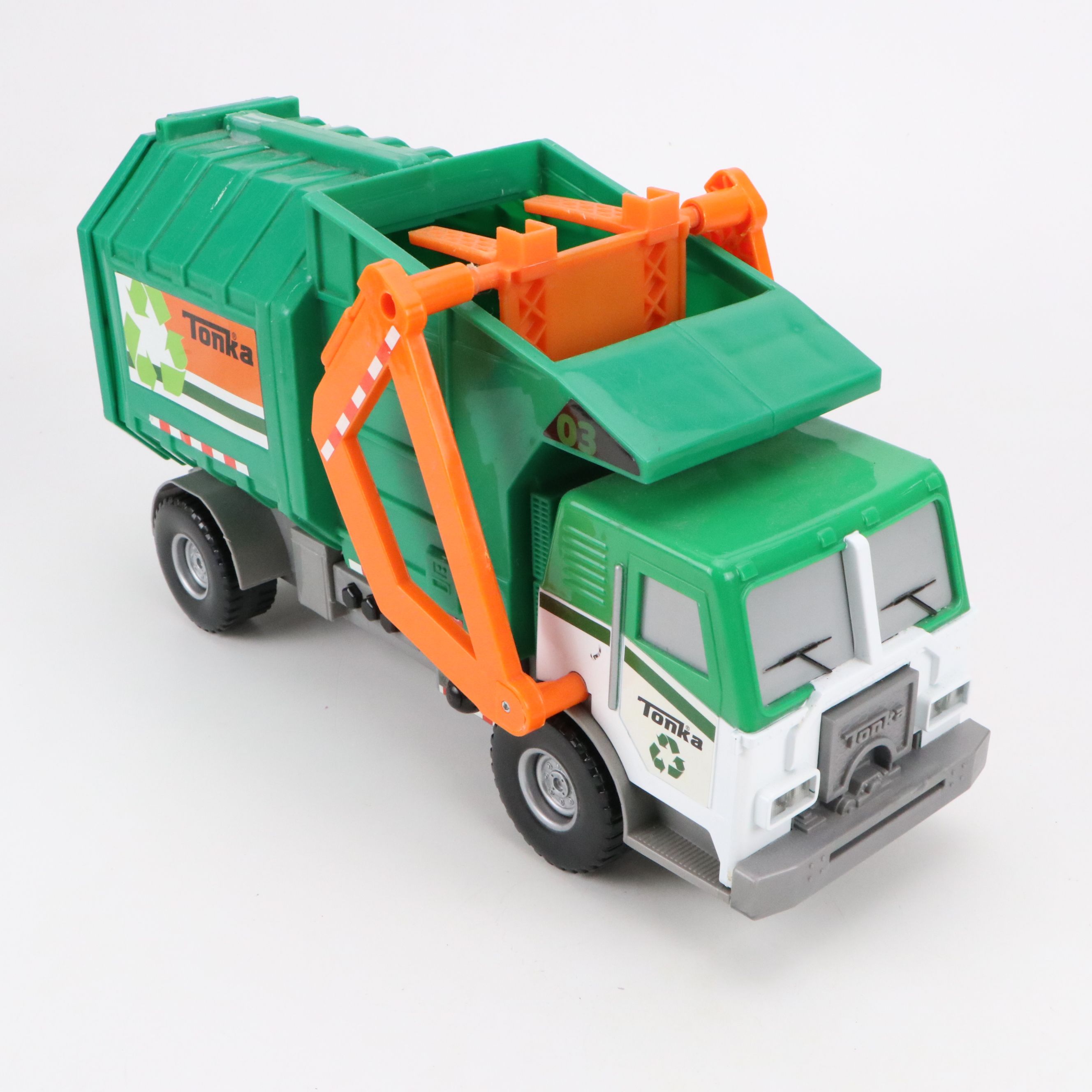 Tonka and Other Plastic Toy Construction Vehicles