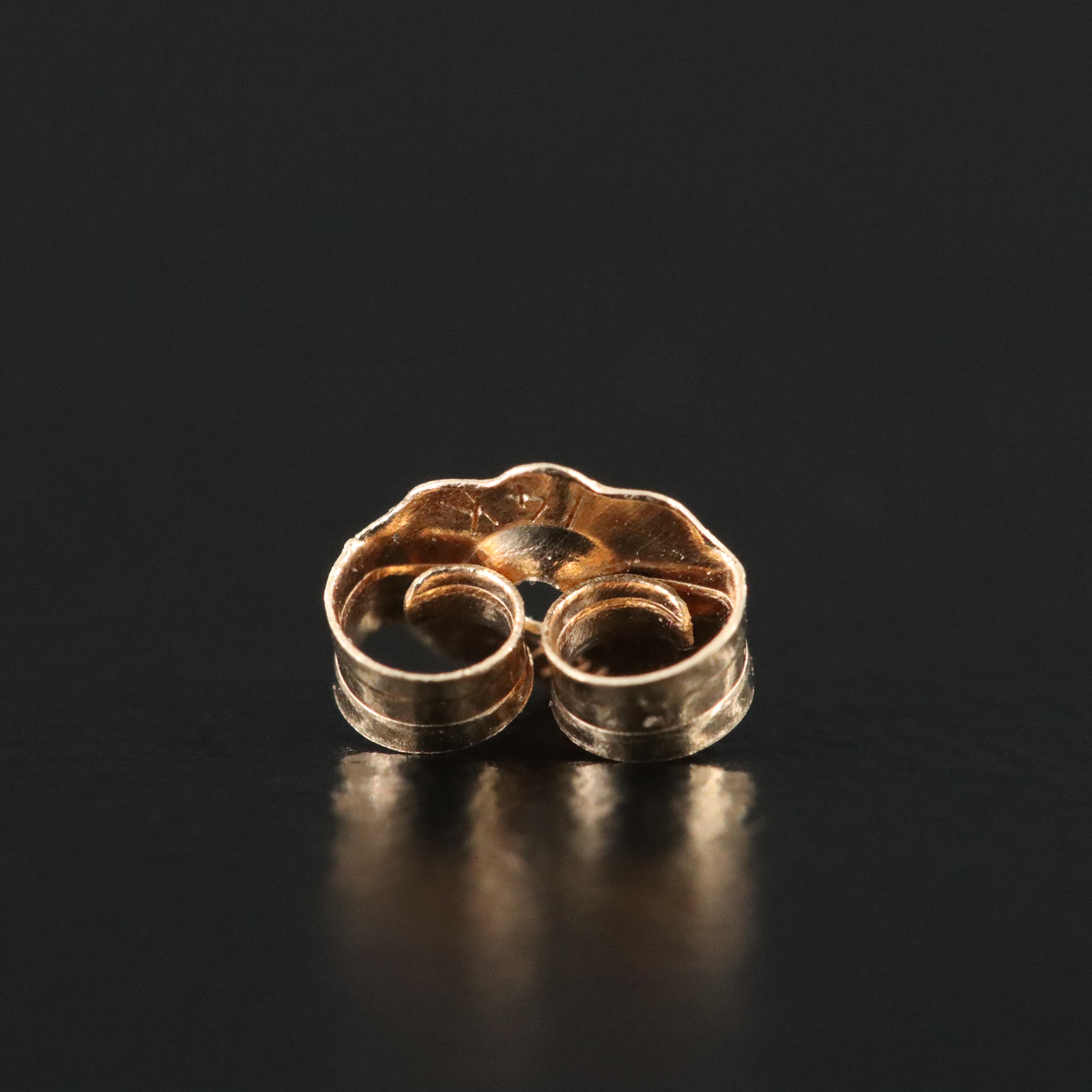 14K Shell Drop Earrings