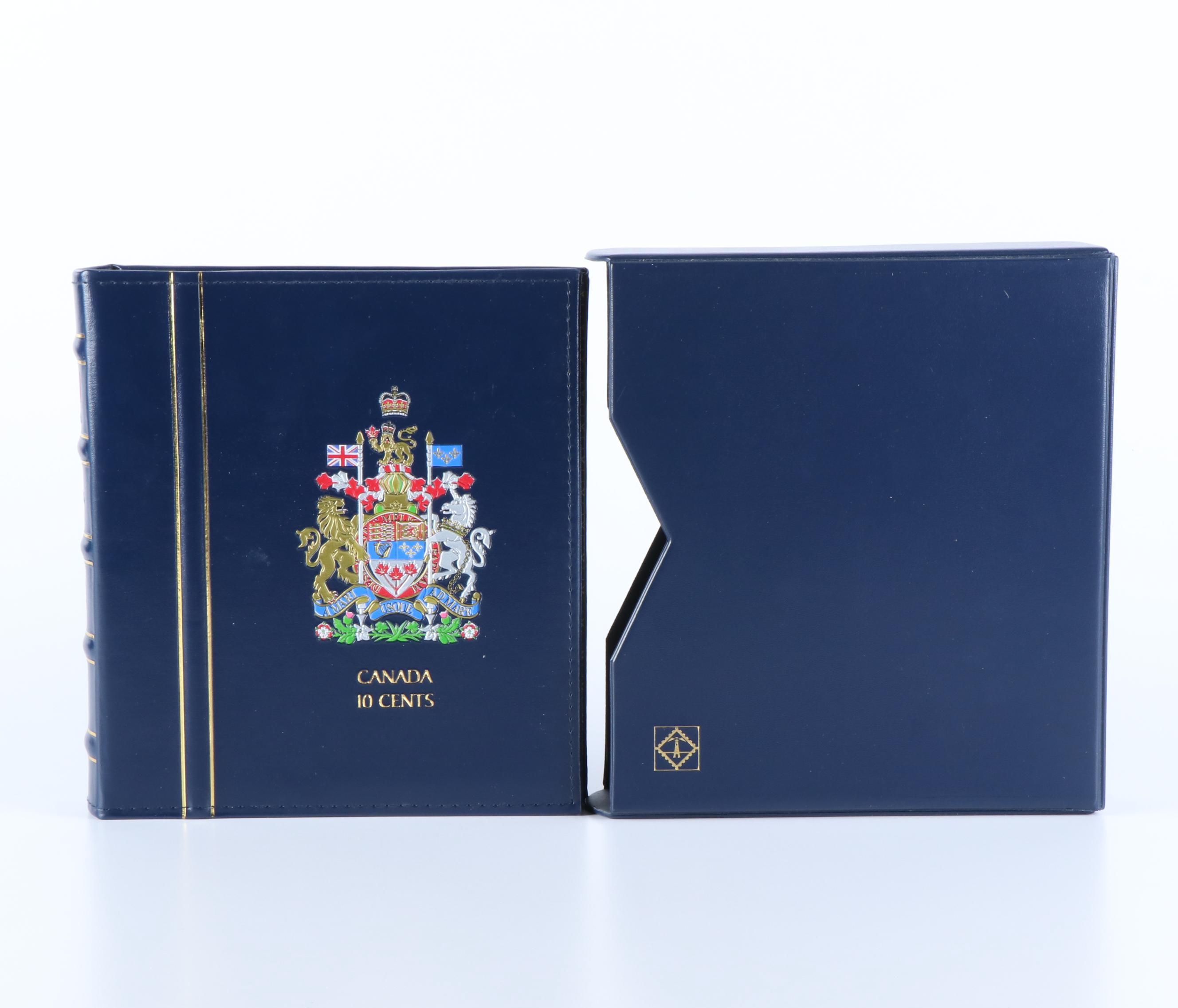 Partial Canada Ten Cents Collection with 166 Coins from 1858-2015