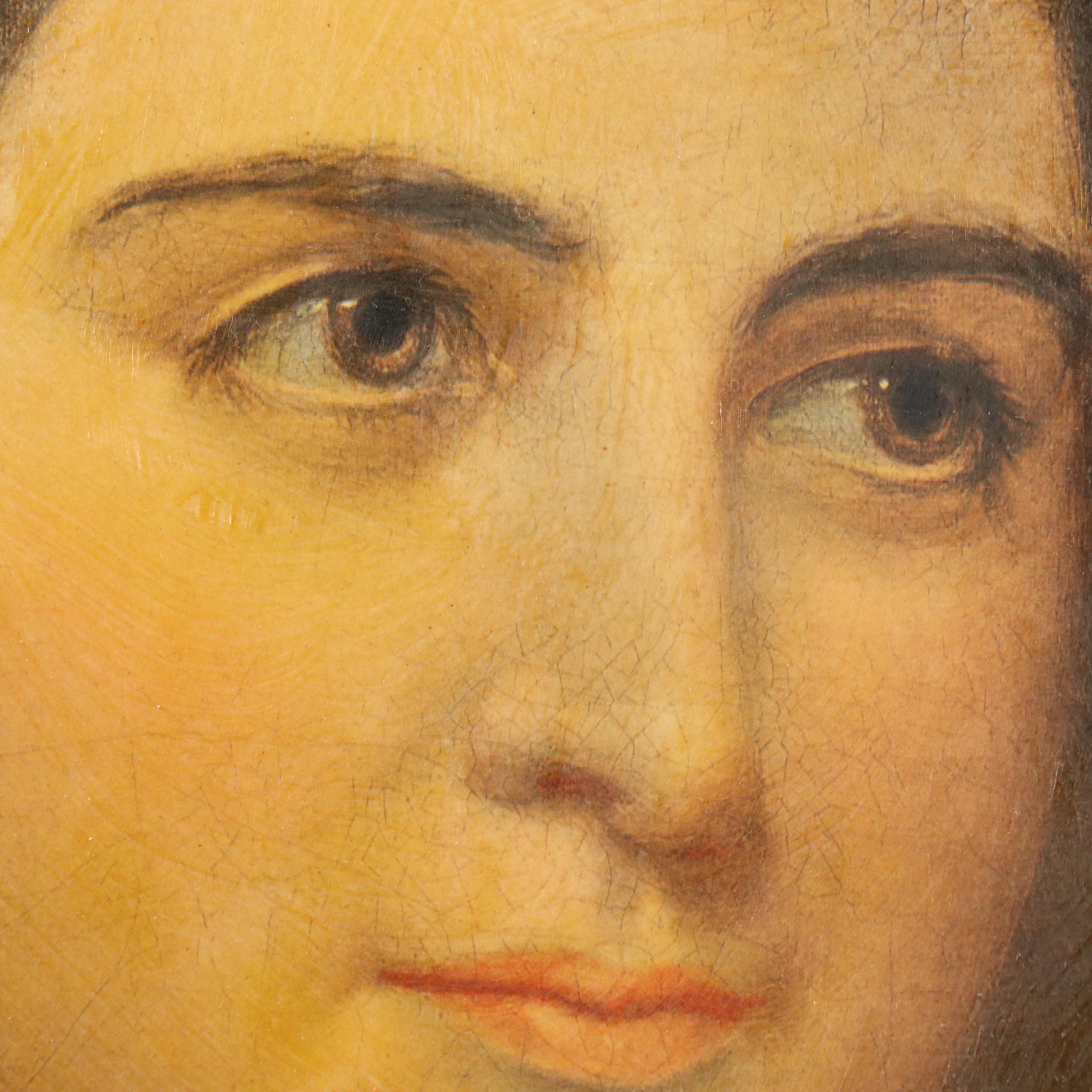 Hand-Embellished Collotype After Thomas Sully "Miss Pearce," 20th Century