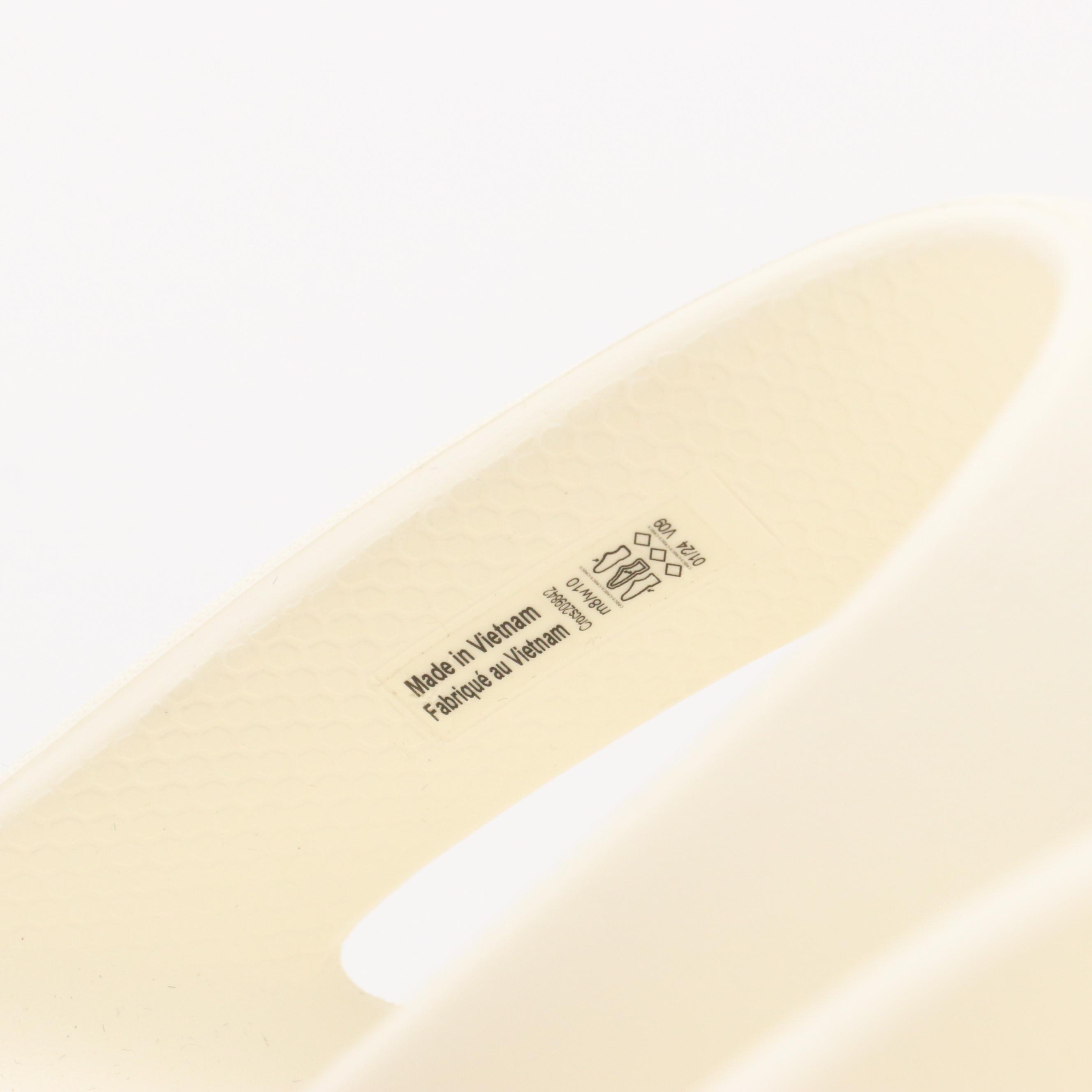 Crocs "Mega Crush Triple Strap" Platform Sandals in White Rubber