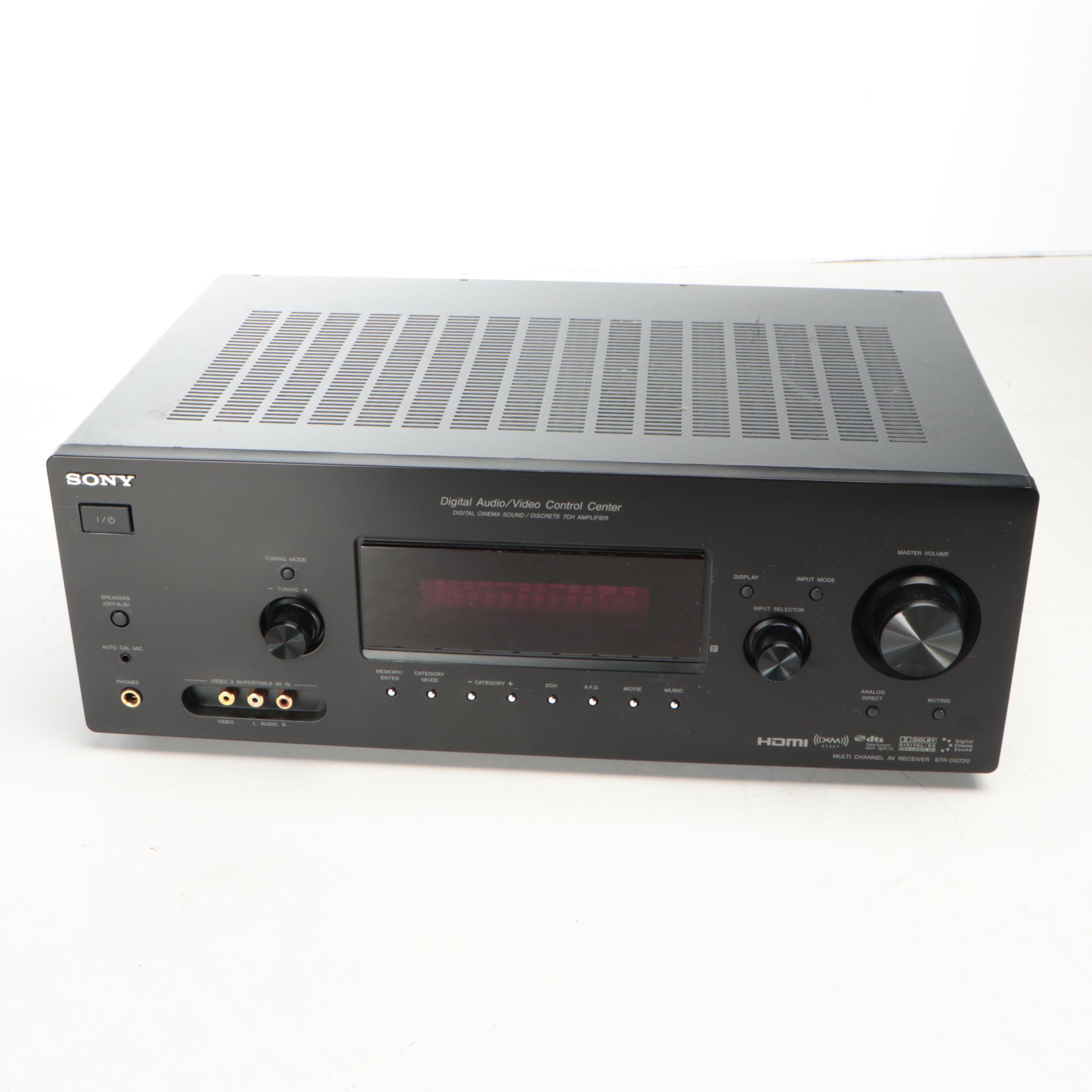 Bose Acoustimas Speakers and Sony Digital Audio/Video Control Center