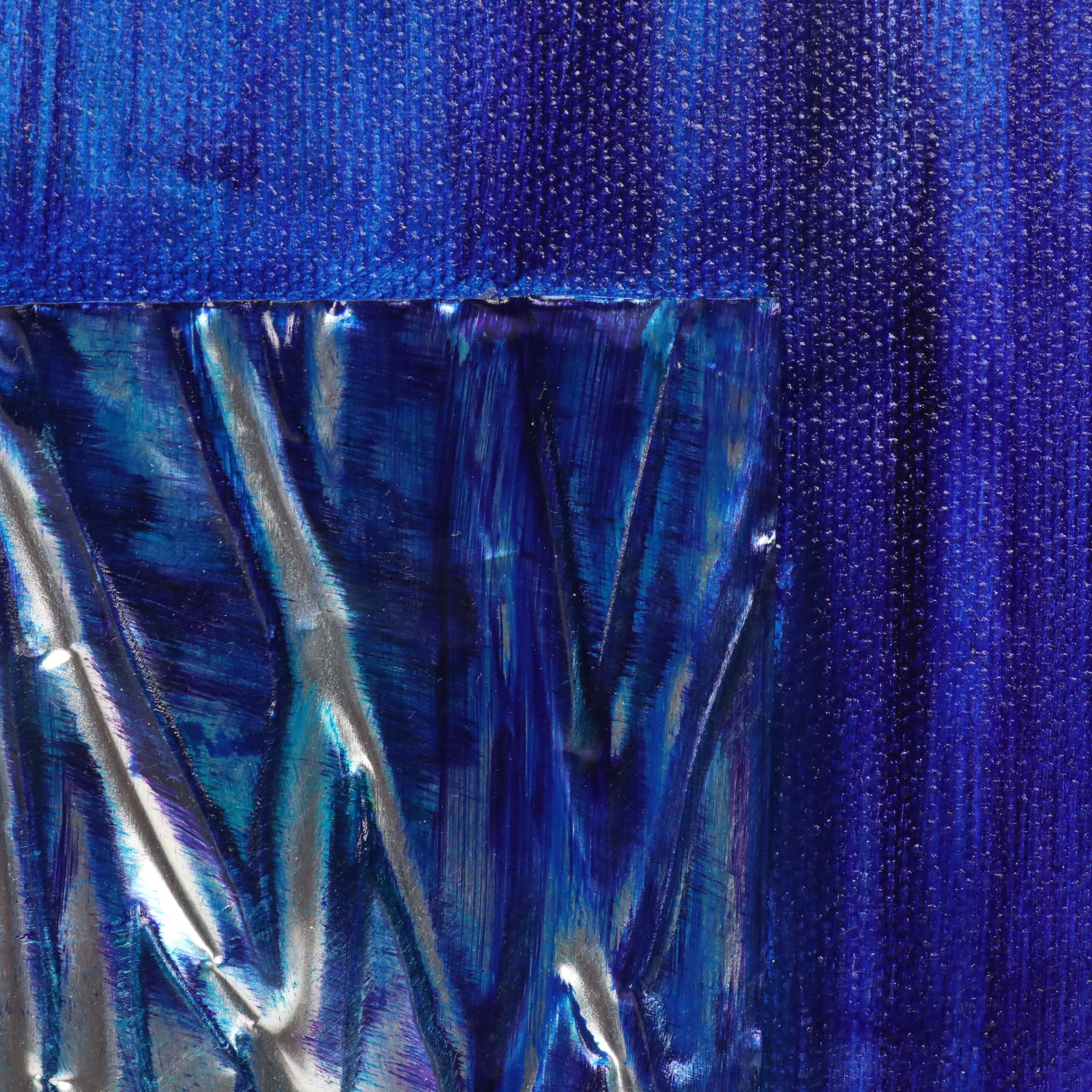 Abstract Dimensional Acrylic Painting "Renew," 21st Century