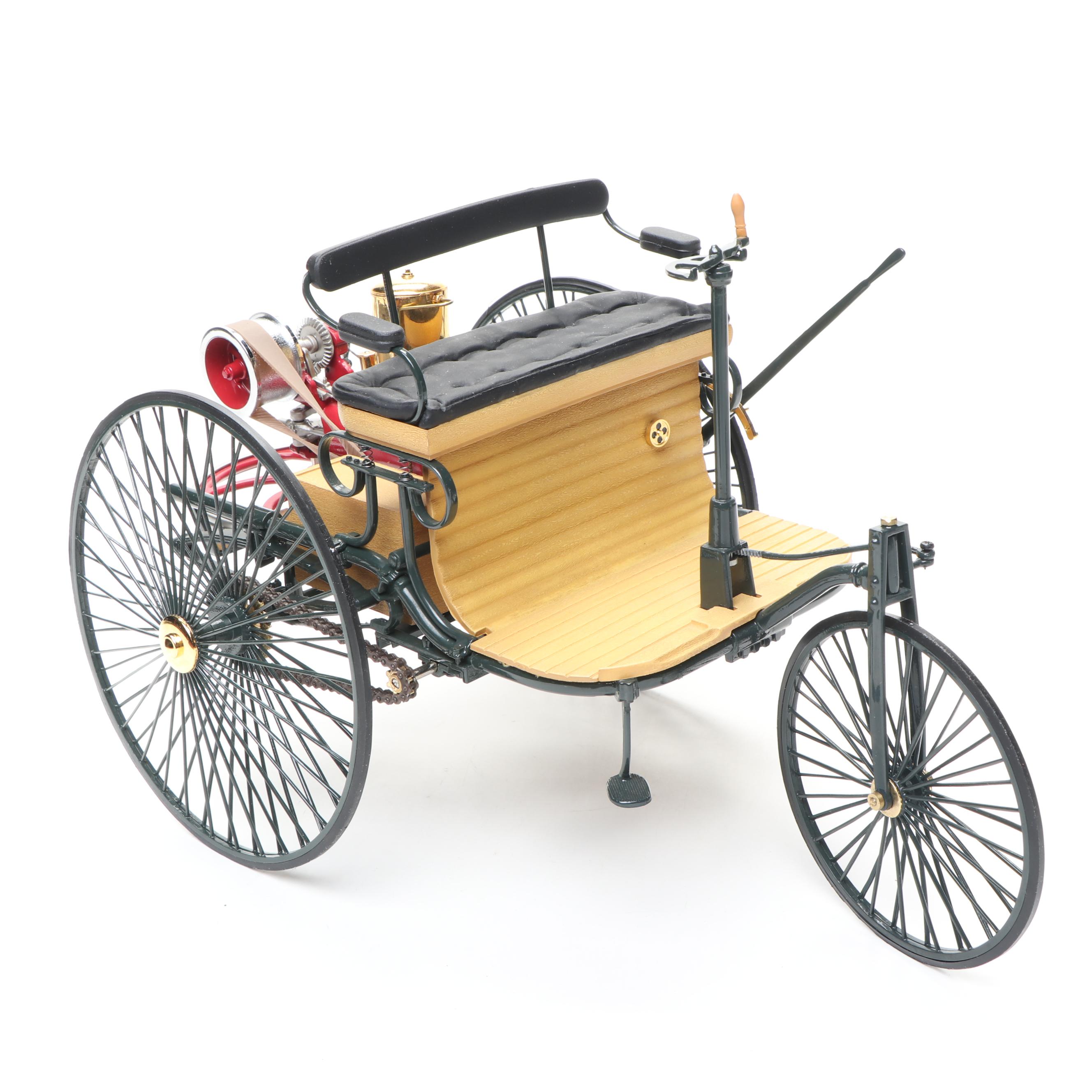 Franklin Mint " 1886 Benz Patent Motorwagen" Model Car