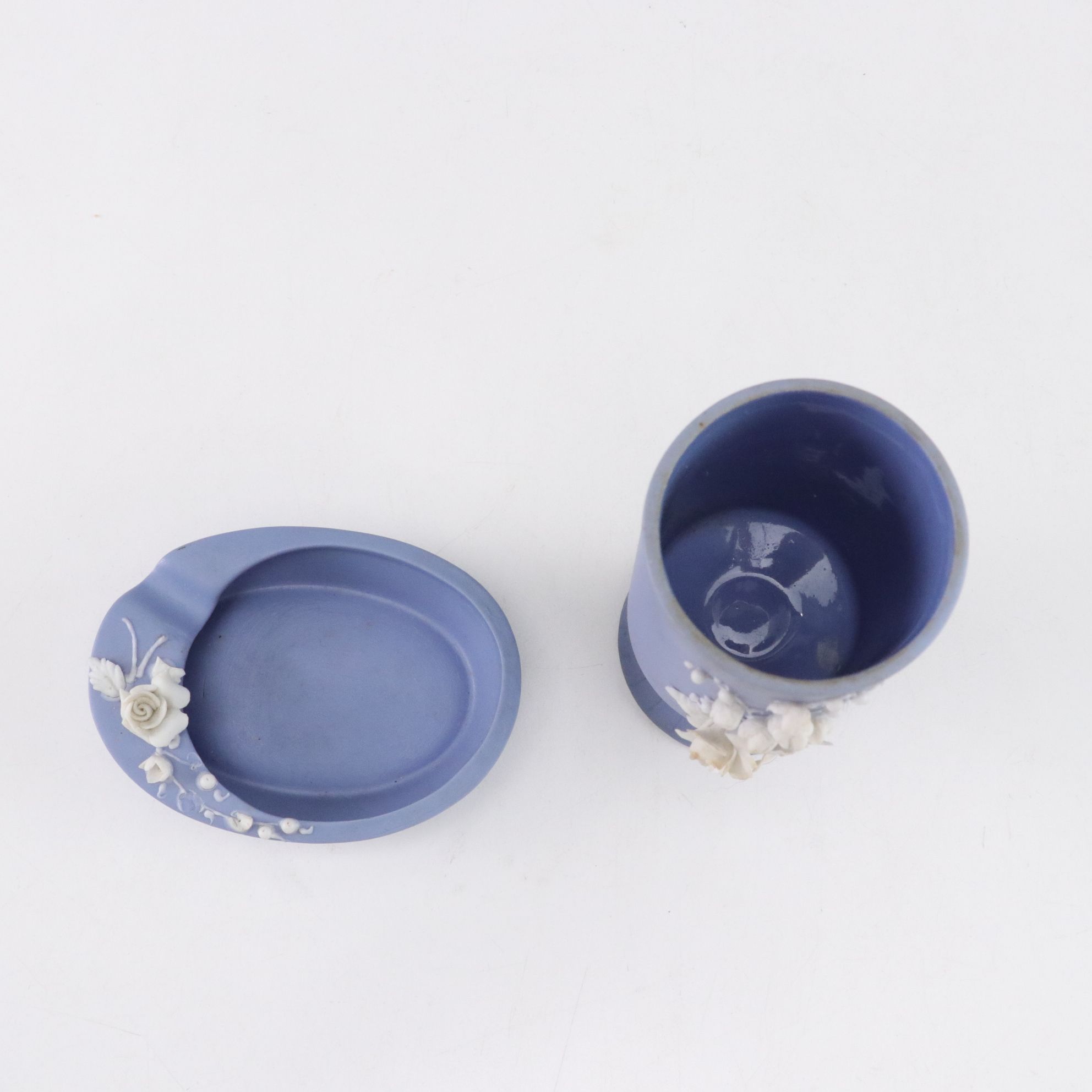 Jasperware Ashtray & Cigarette Holder with Porcelain Figurines & More