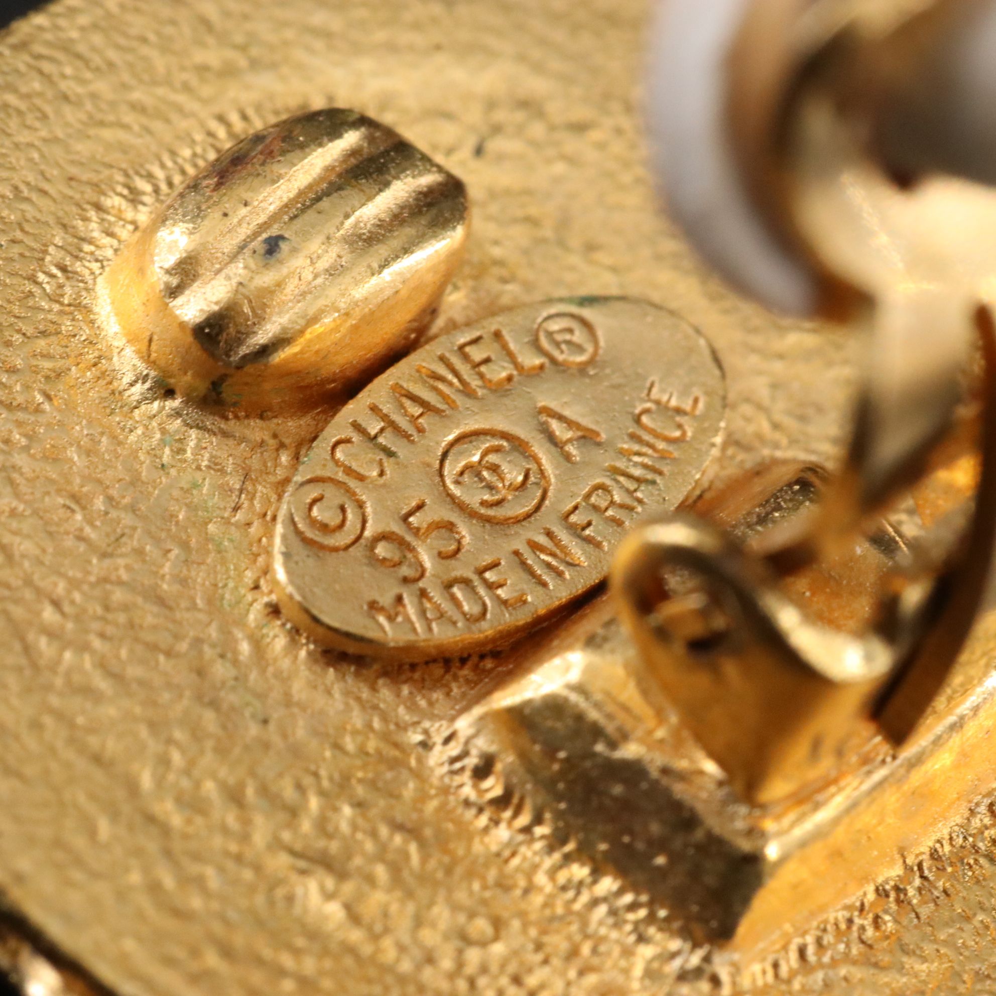 Chanel CC Chain Motif Clip Earrings