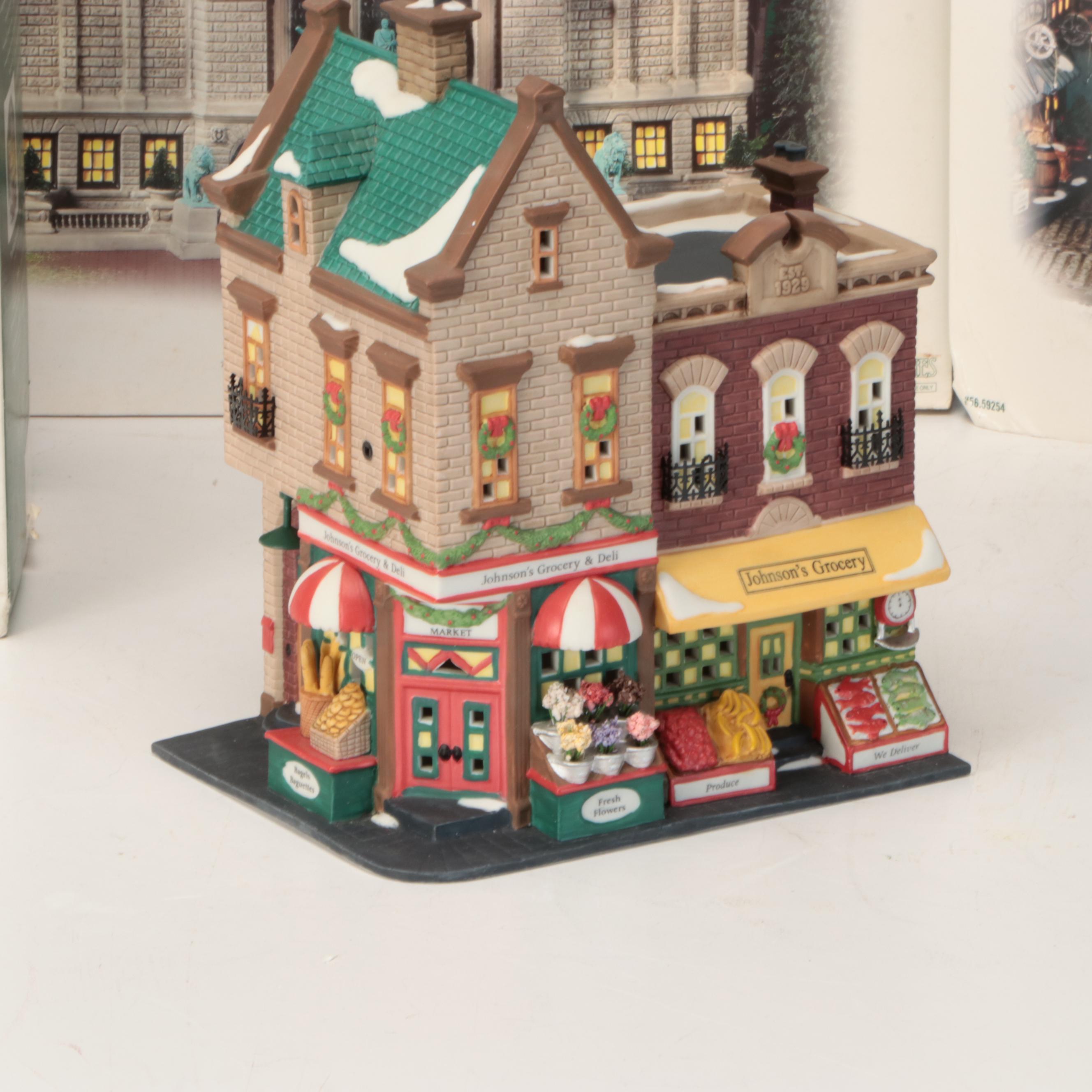 Dept.56 "Baltimore Arts Tower" and More Porcelain Christmas Village Décor