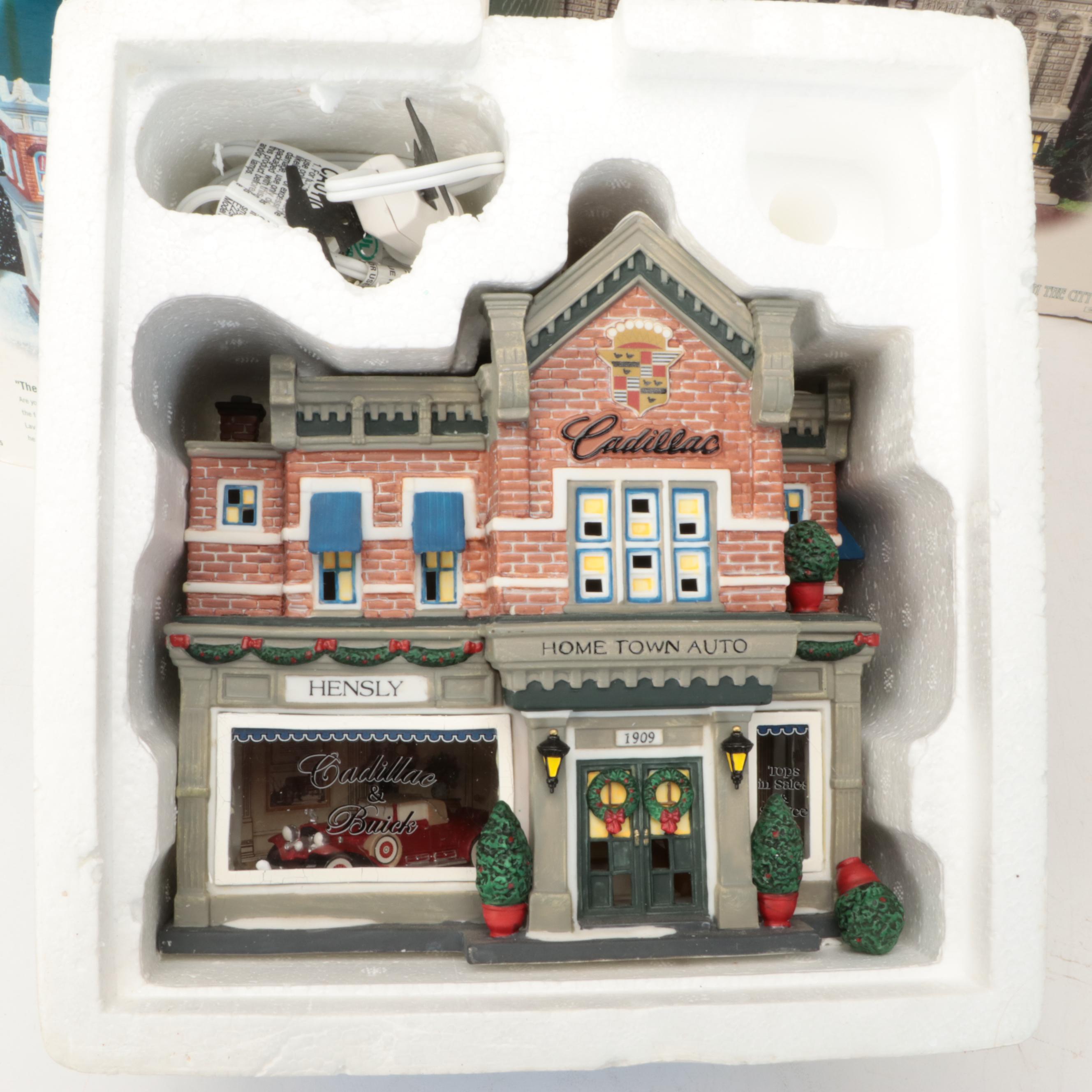 Dept.56 "Baltimore Arts Tower" and More Porcelain Christmas Village Décor