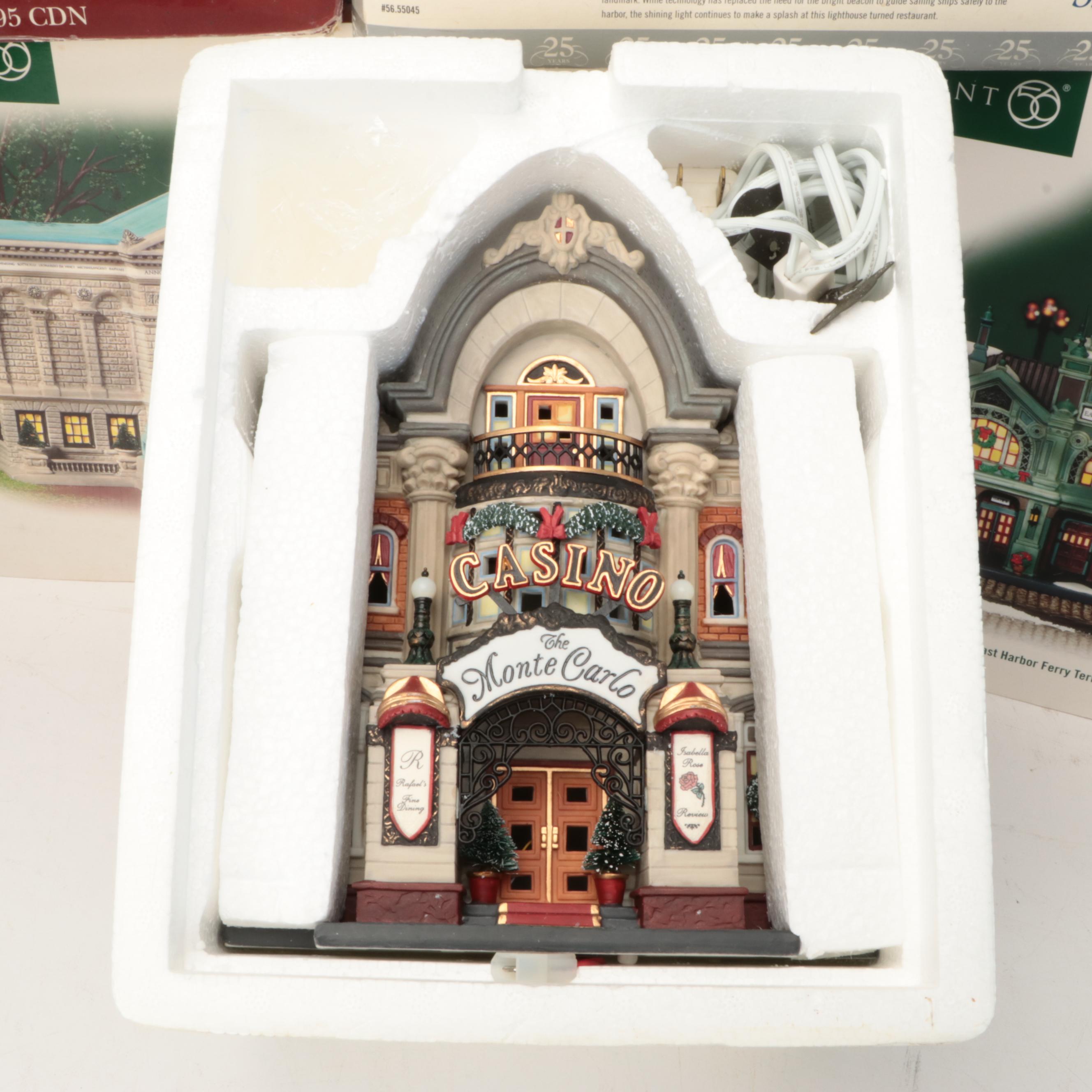 Dept.56 "Baltimore Arts Tower" and More Porcelain Christmas Village Décor