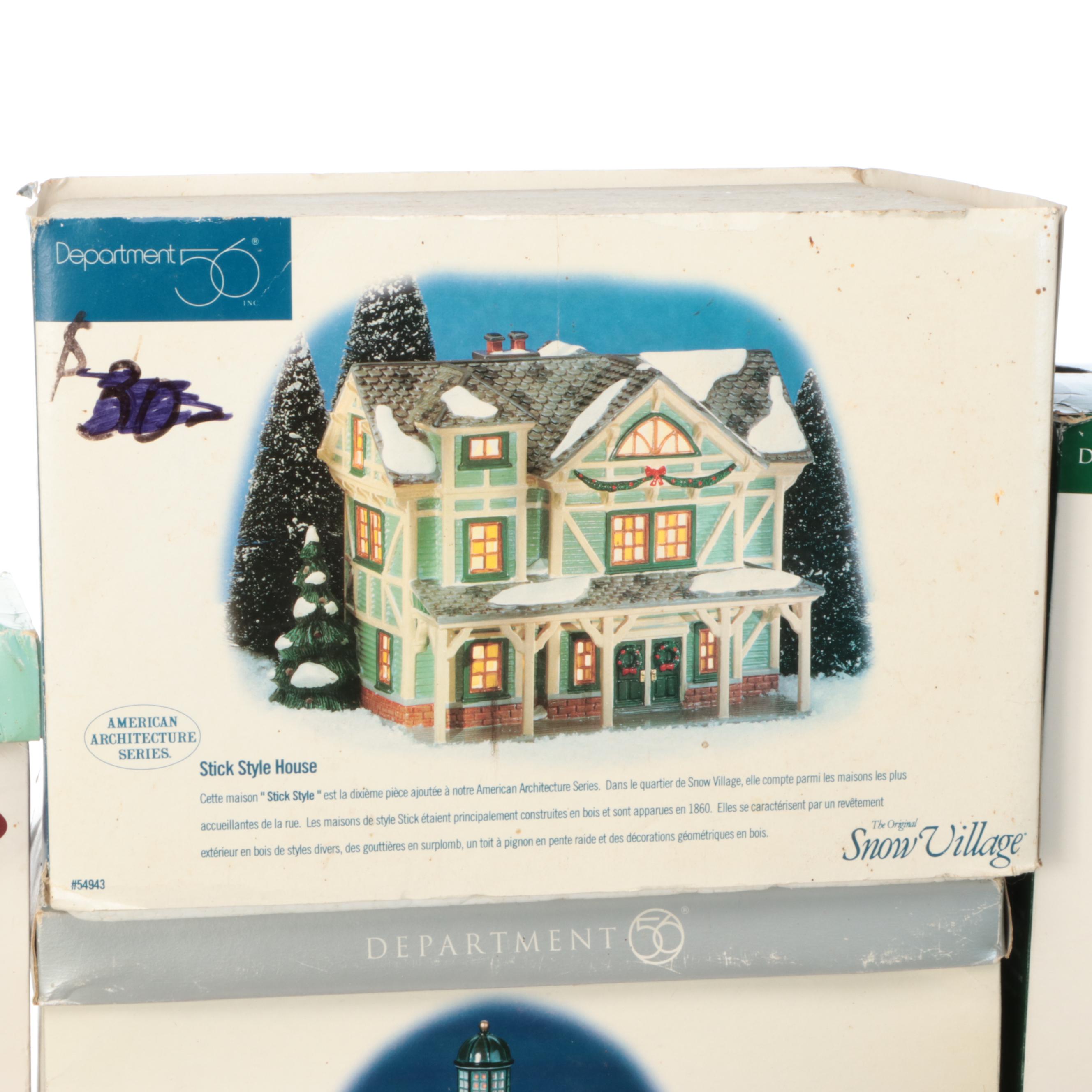 Dept.56 "Baltimore Arts Tower" and More Porcelain Christmas Village Décor