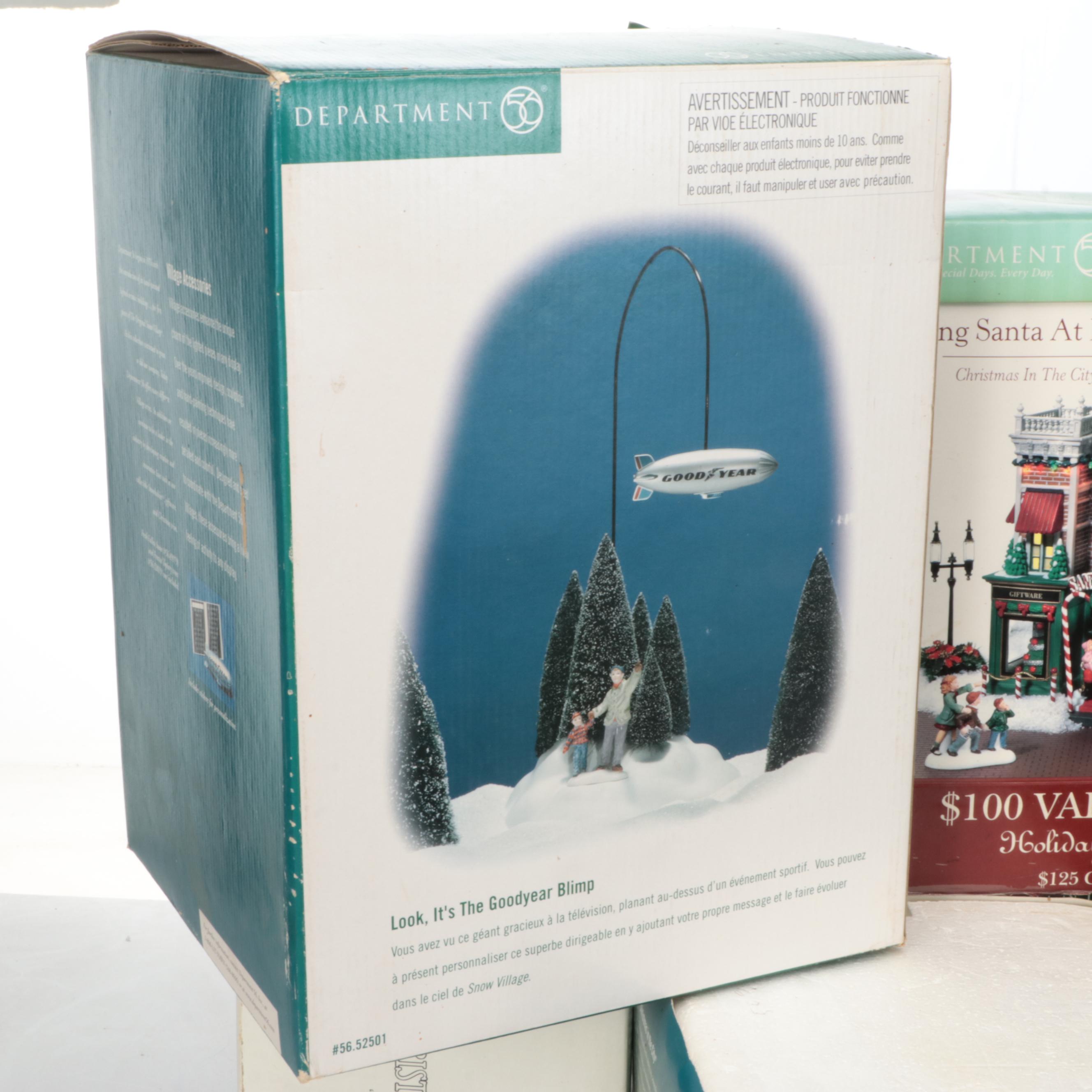 Dept.56 "Baltimore Arts Tower" and More Porcelain Christmas Village Décor