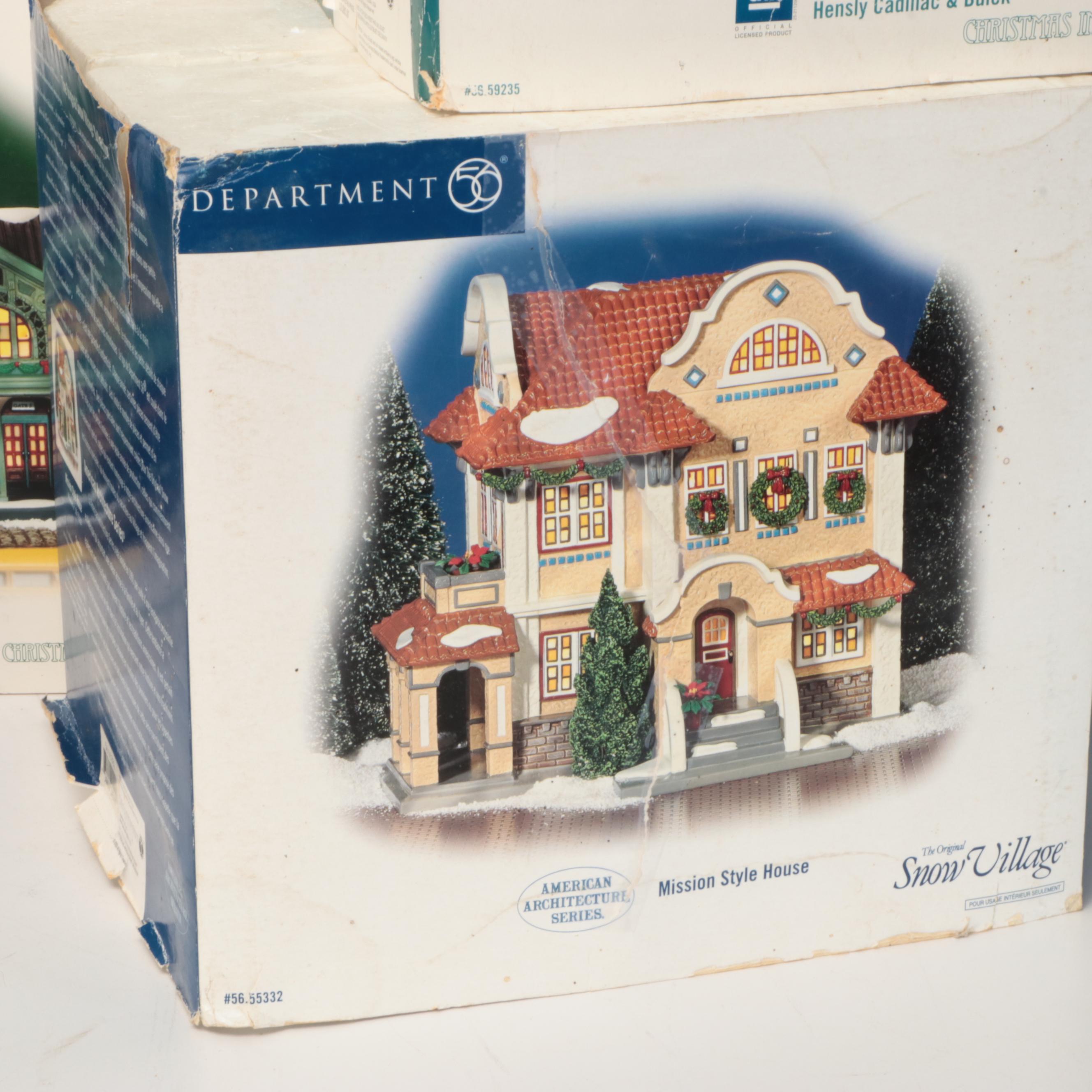 Dept.56 "Baltimore Arts Tower" and More Porcelain Christmas Village Décor