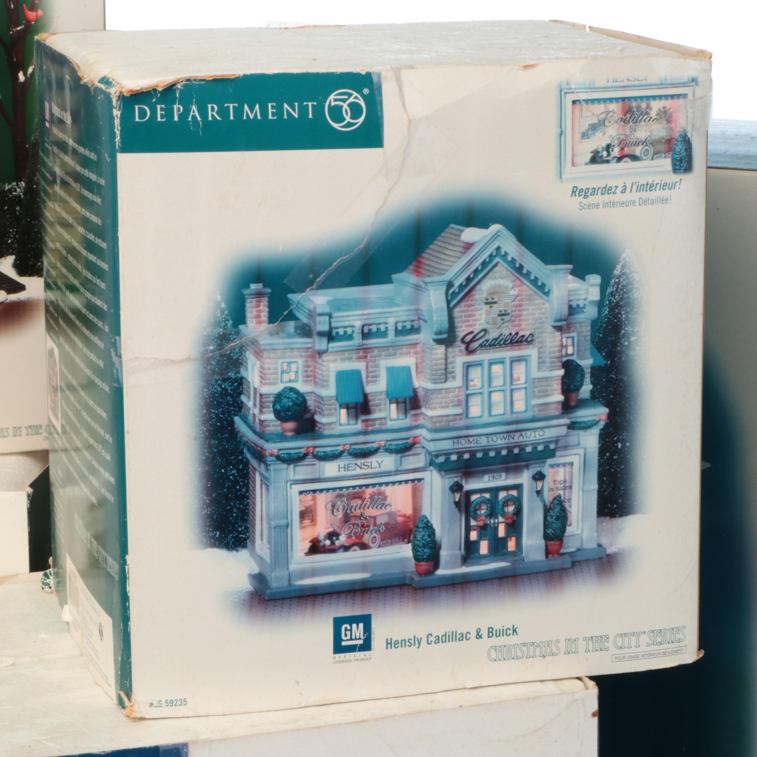 Dept.56 "Baltimore Arts Tower" and More Porcelain Christmas Village Décor