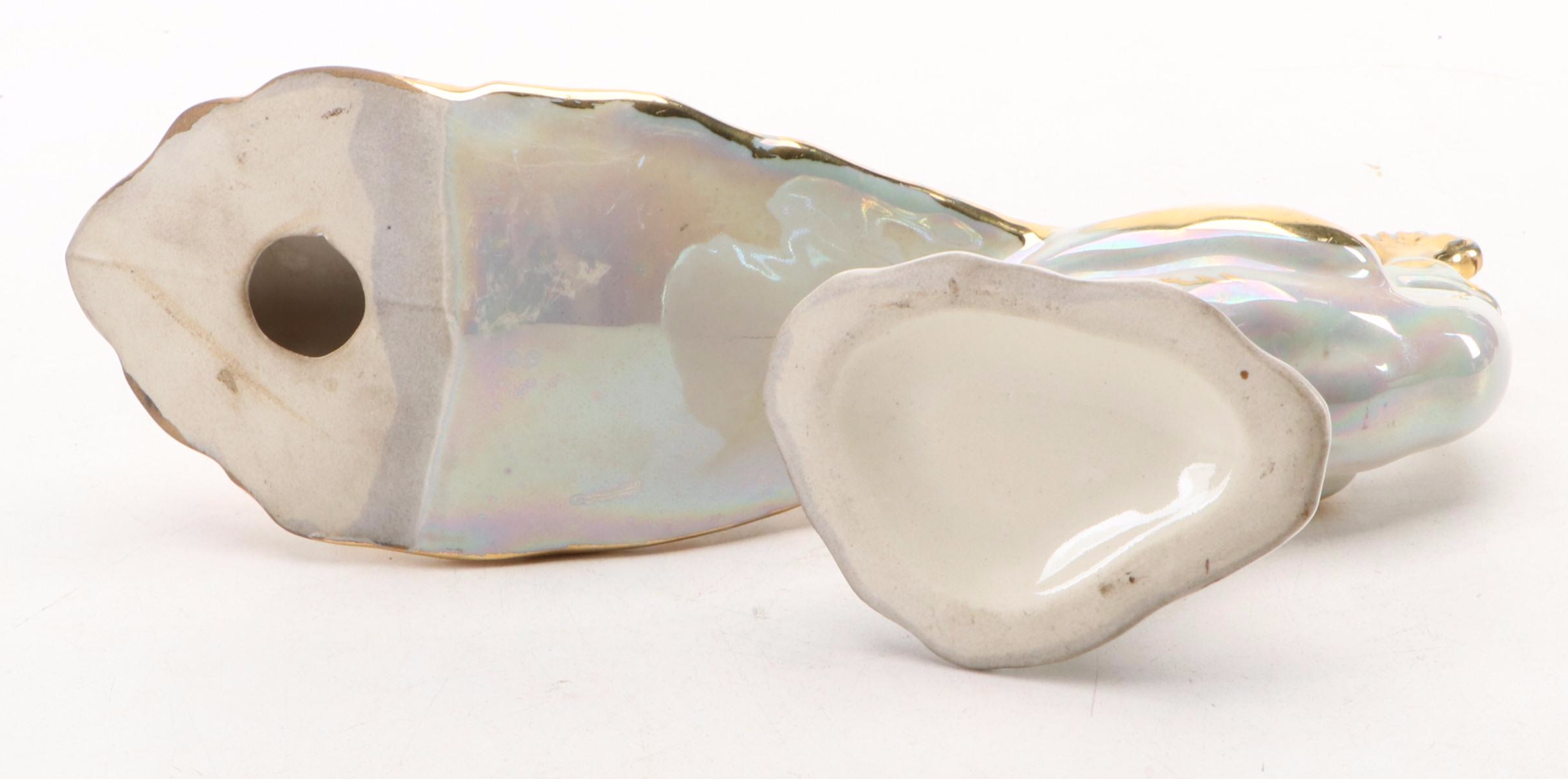 Lenox, Eggzakly with Other Ceramic Eggs, Peacock and House Creamer