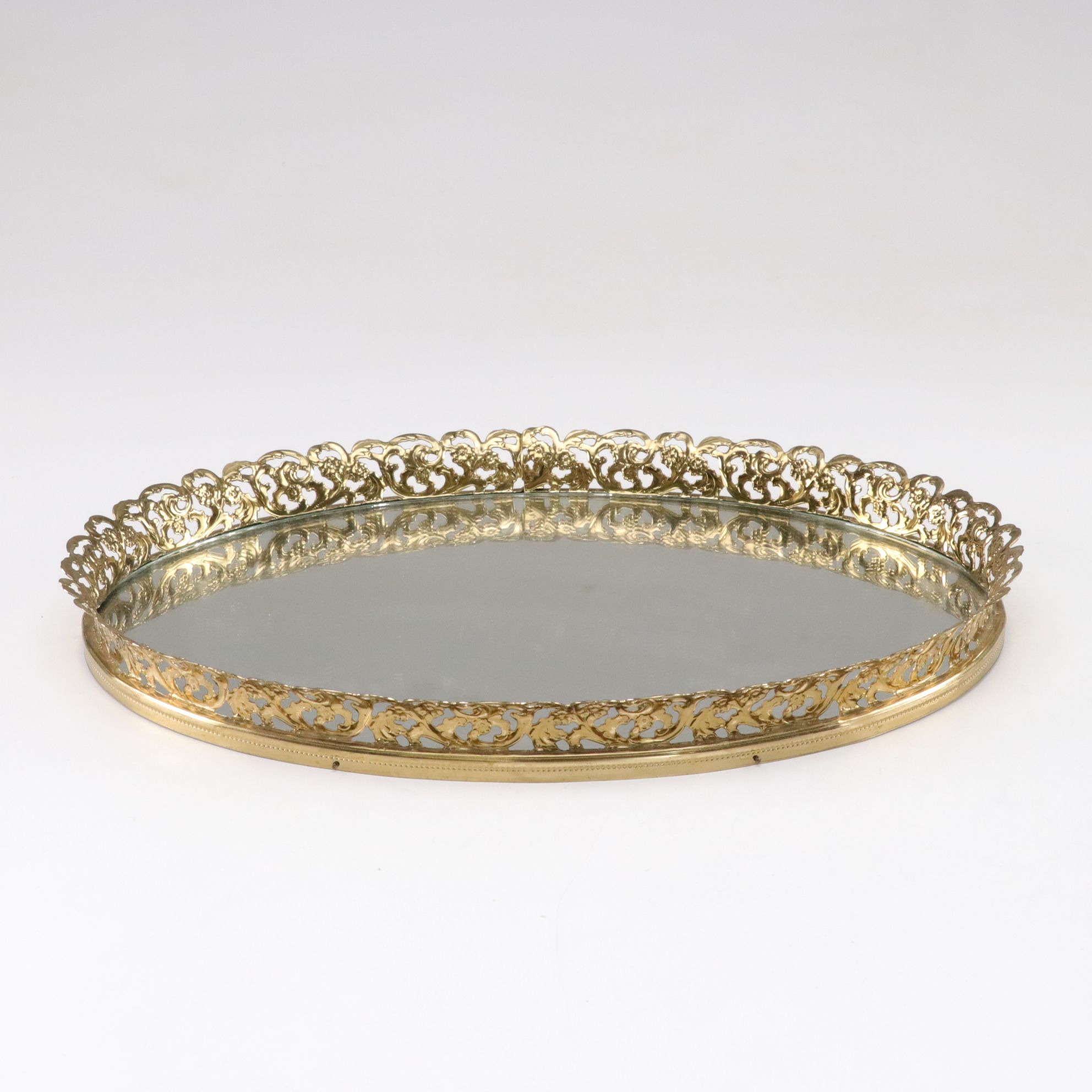 Mirrored Vanity Tray, Perfume Bottle & More