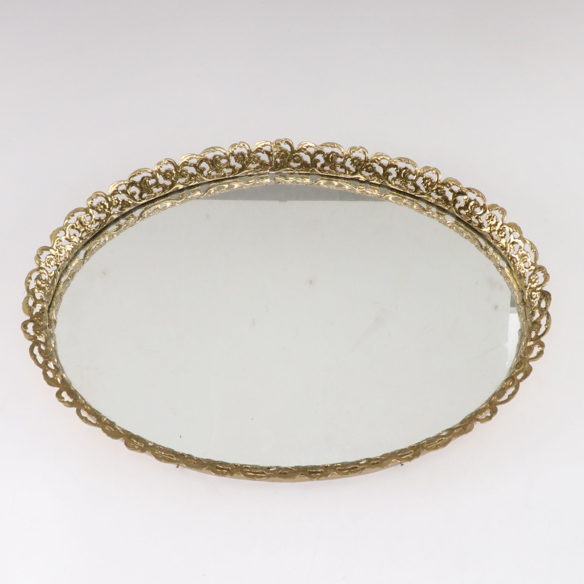 Mirrored Vanity Tray, Perfume Bottle & More