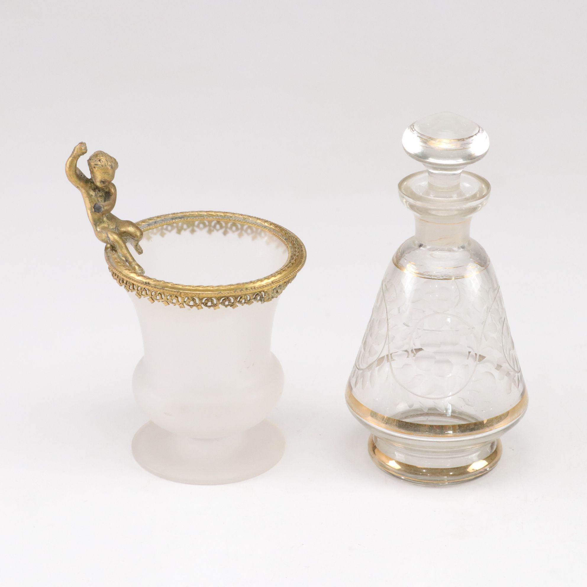 Mirrored Vanity Tray, Perfume Bottle & More