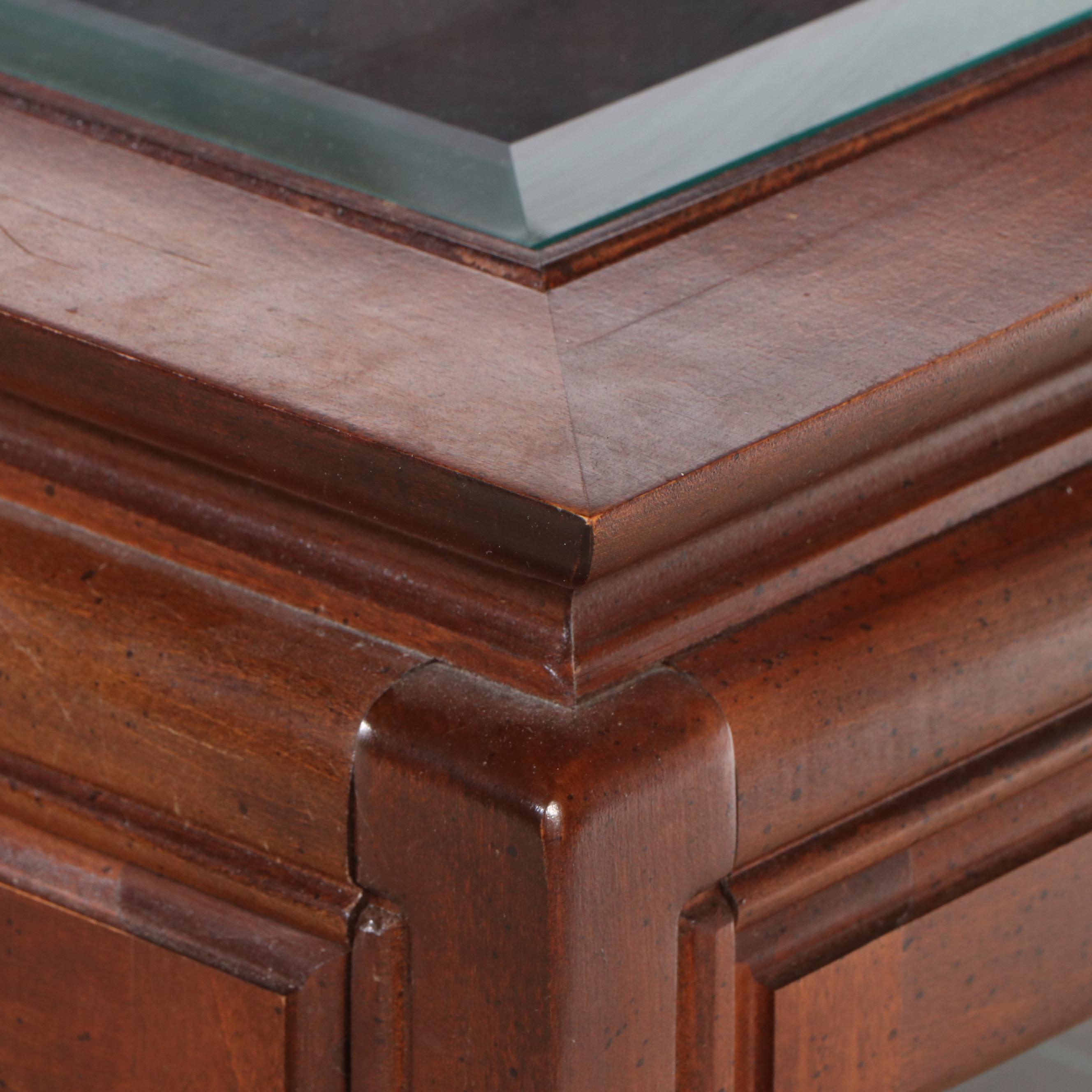 Lenoir House by Broyhill Chinese Style Mahogany Display Cabinet