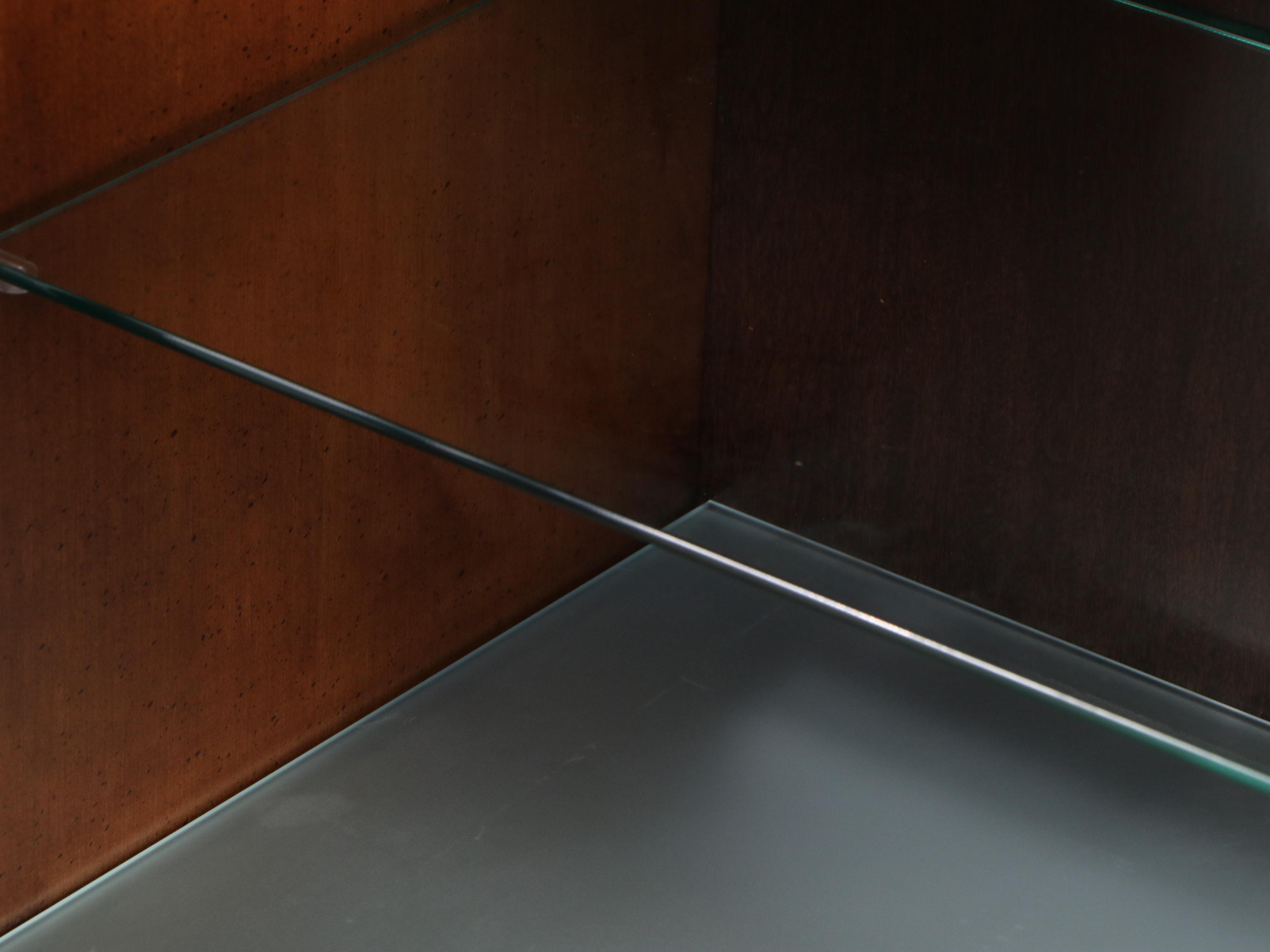 Lenoir House by Broyhill Chinese Style Mahogany Display Cabinet