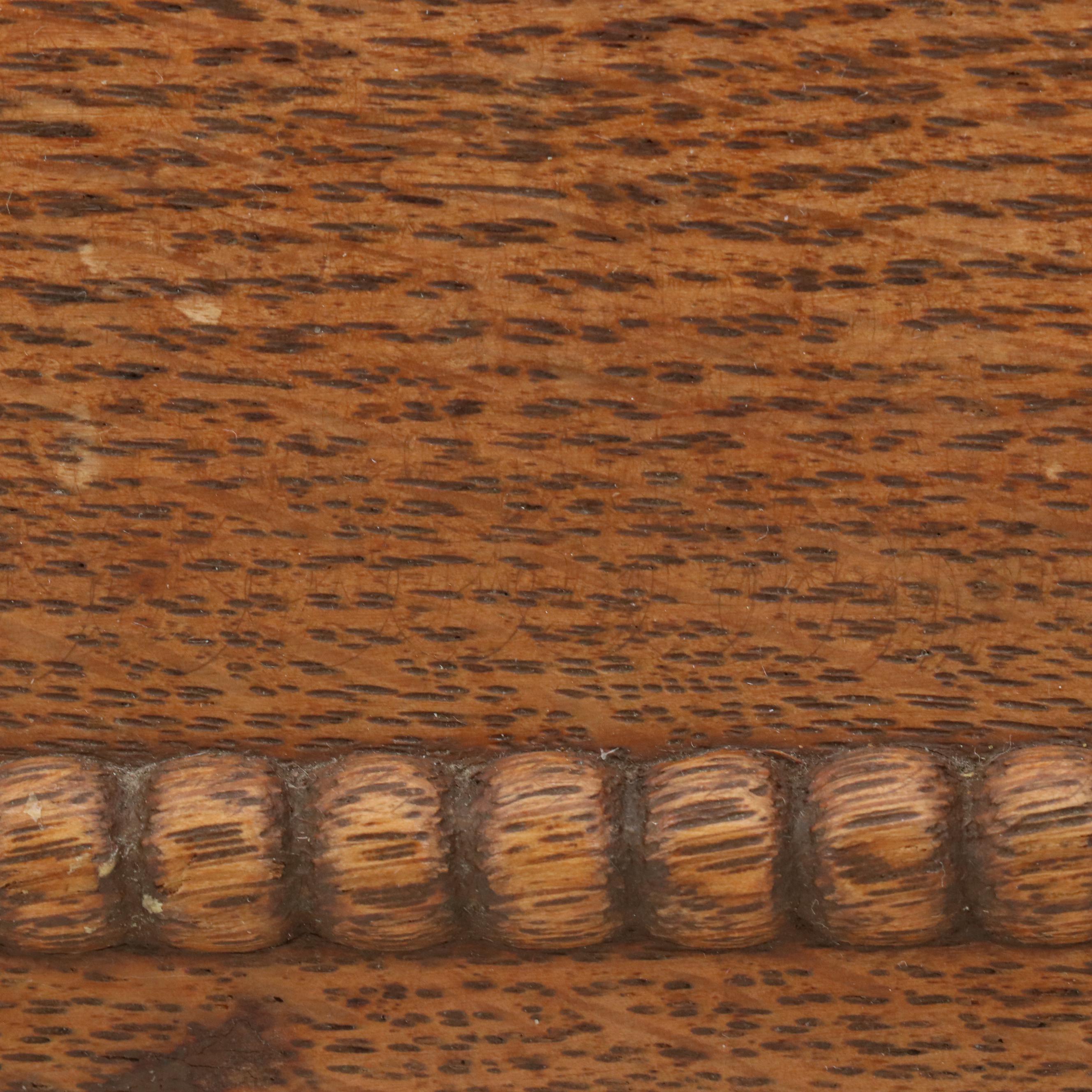 Hanging Carved Wood Panel with Acanthus Leave Motif