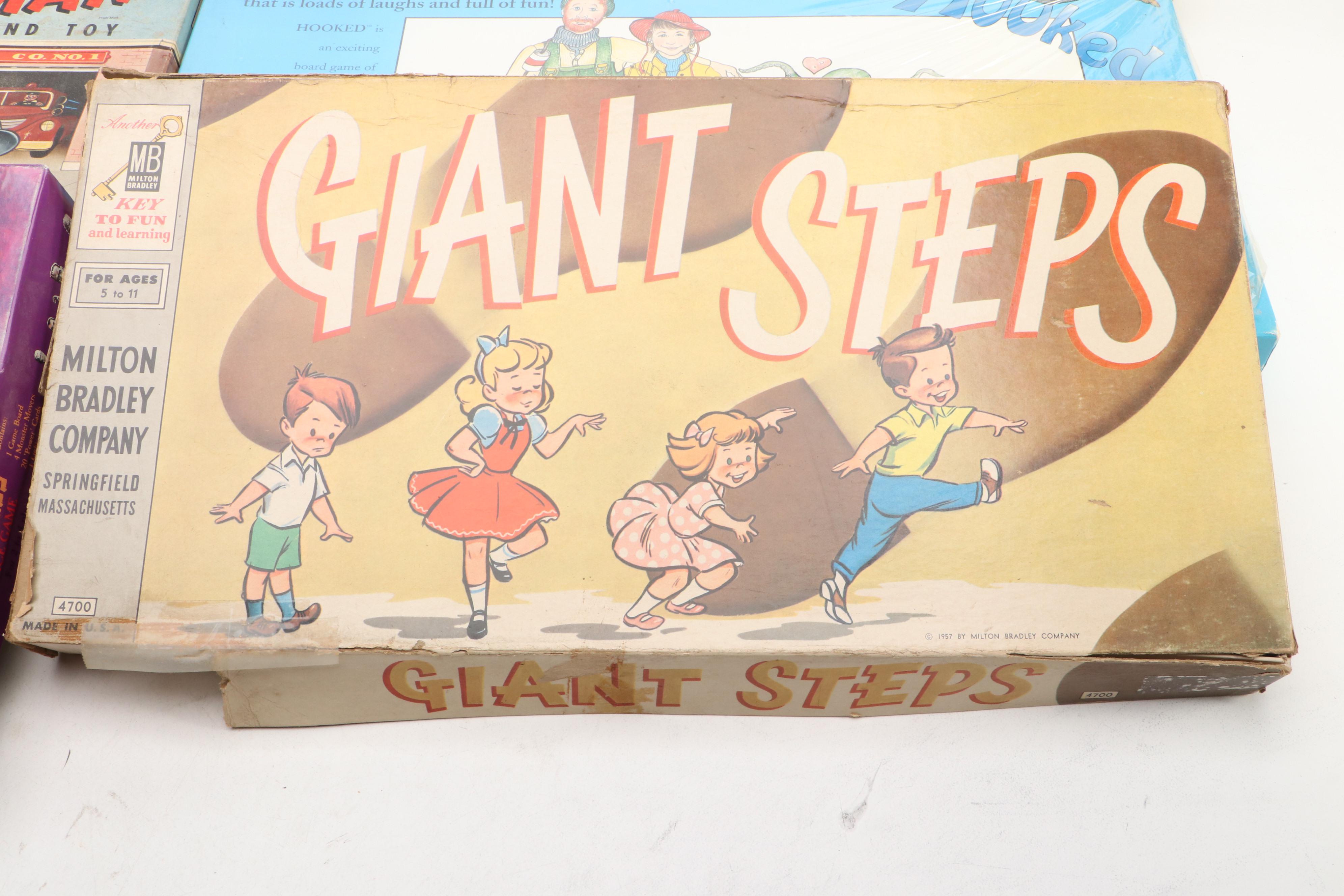 "Giant Steps", "Fearless Fireman", "Monster Madness", and More Board Games