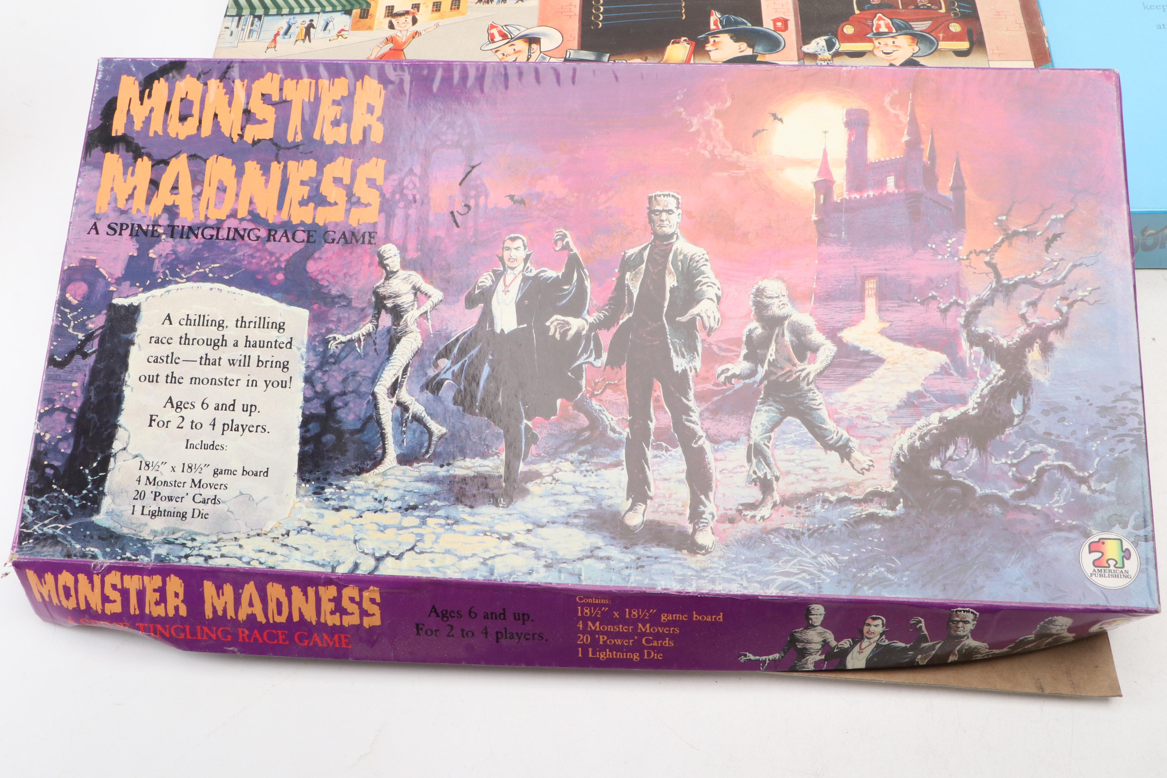 "Giant Steps", "Fearless Fireman", "Monster Madness", and More Board Games