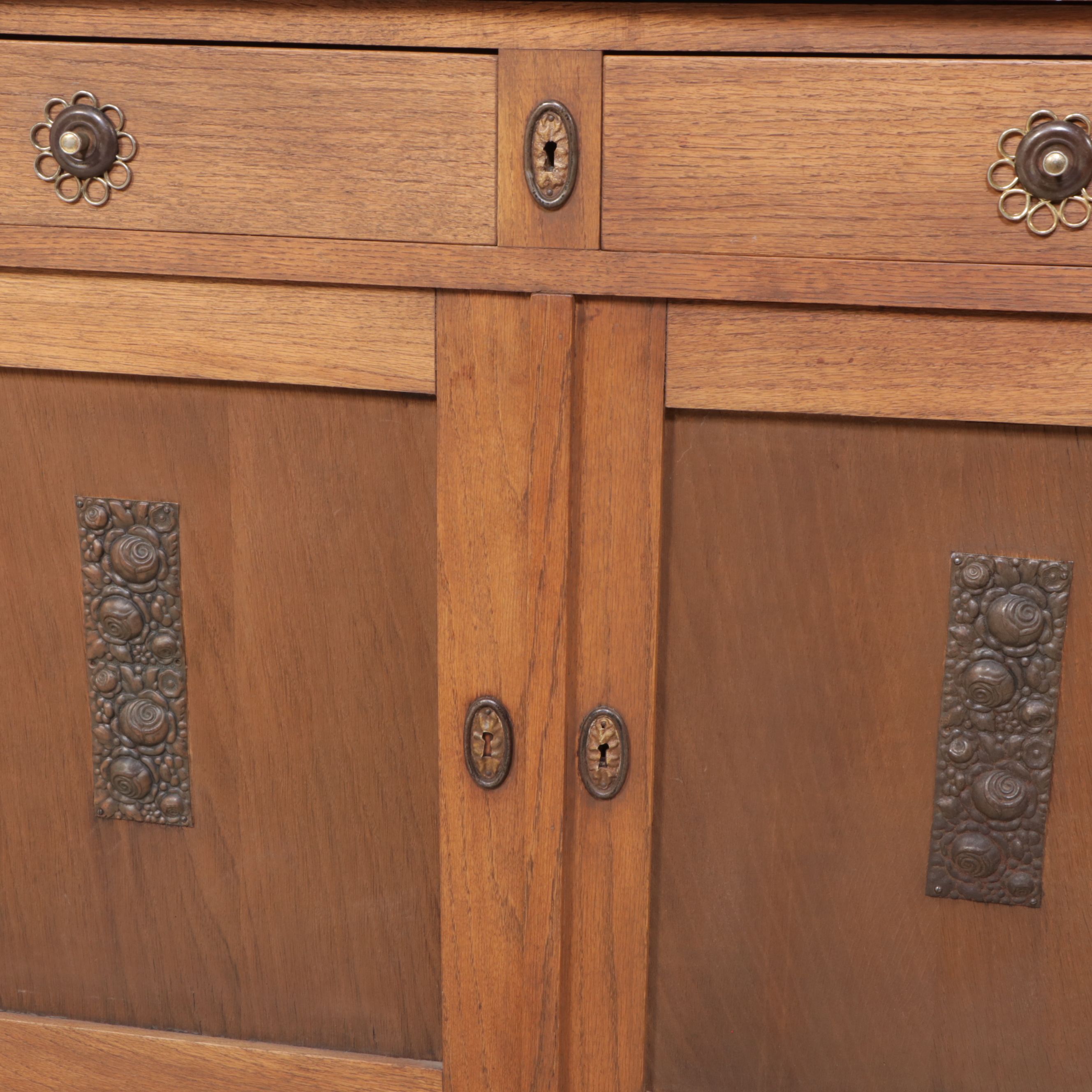 Walnut Marble-Top Washstand, Early to Mid-20th Century